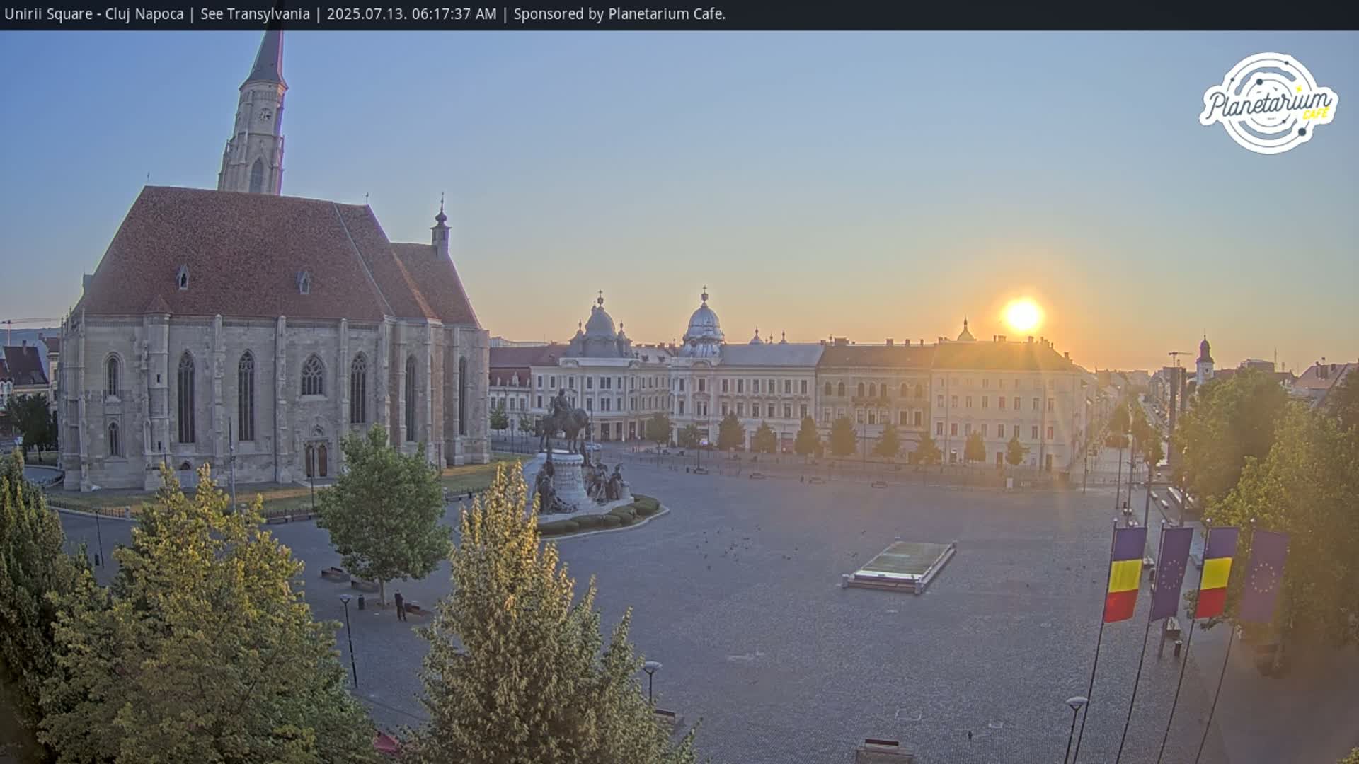 Cluj Napoca, Piata Unirii  Union Square Live Cam - Centru, Cluj-Napoca, Cluj, Romania