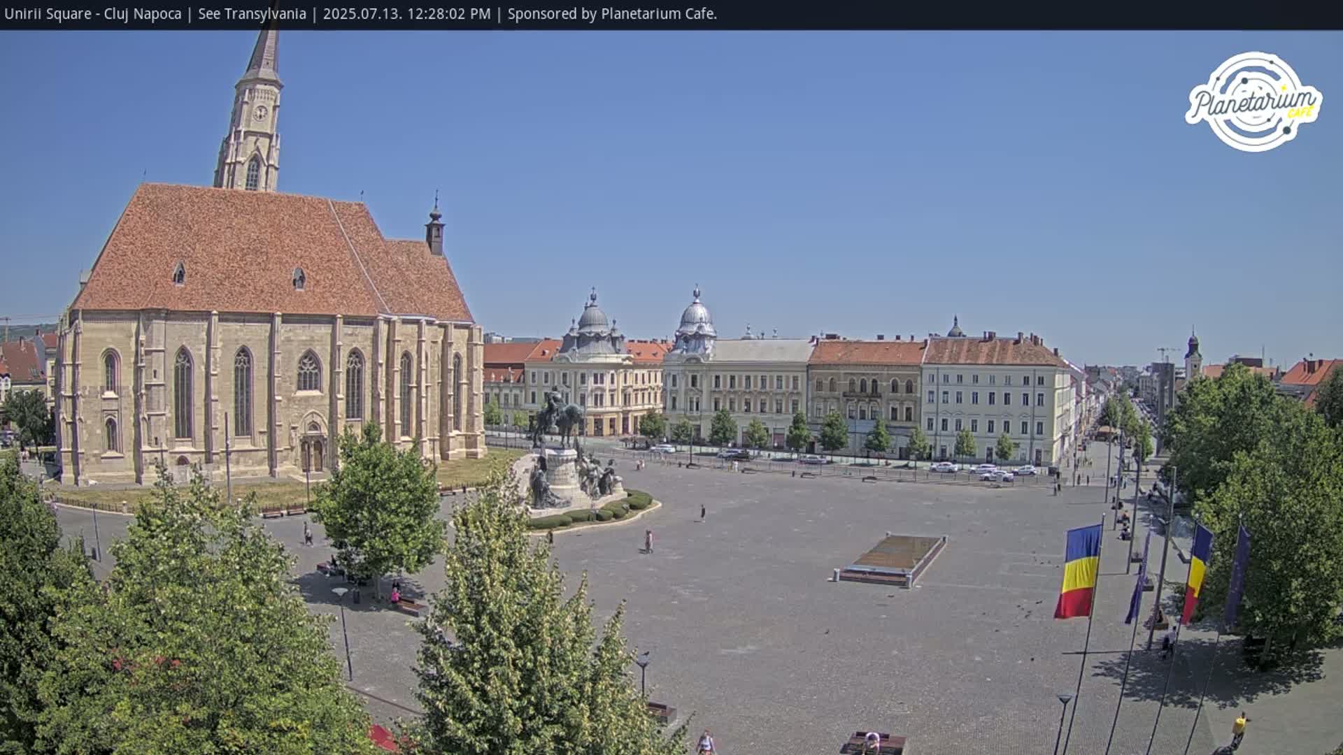 Cluj Napoca, Piata Unirii  Union Square Live Cam - Centru, Cluj-Napoca, Cluj, Romania