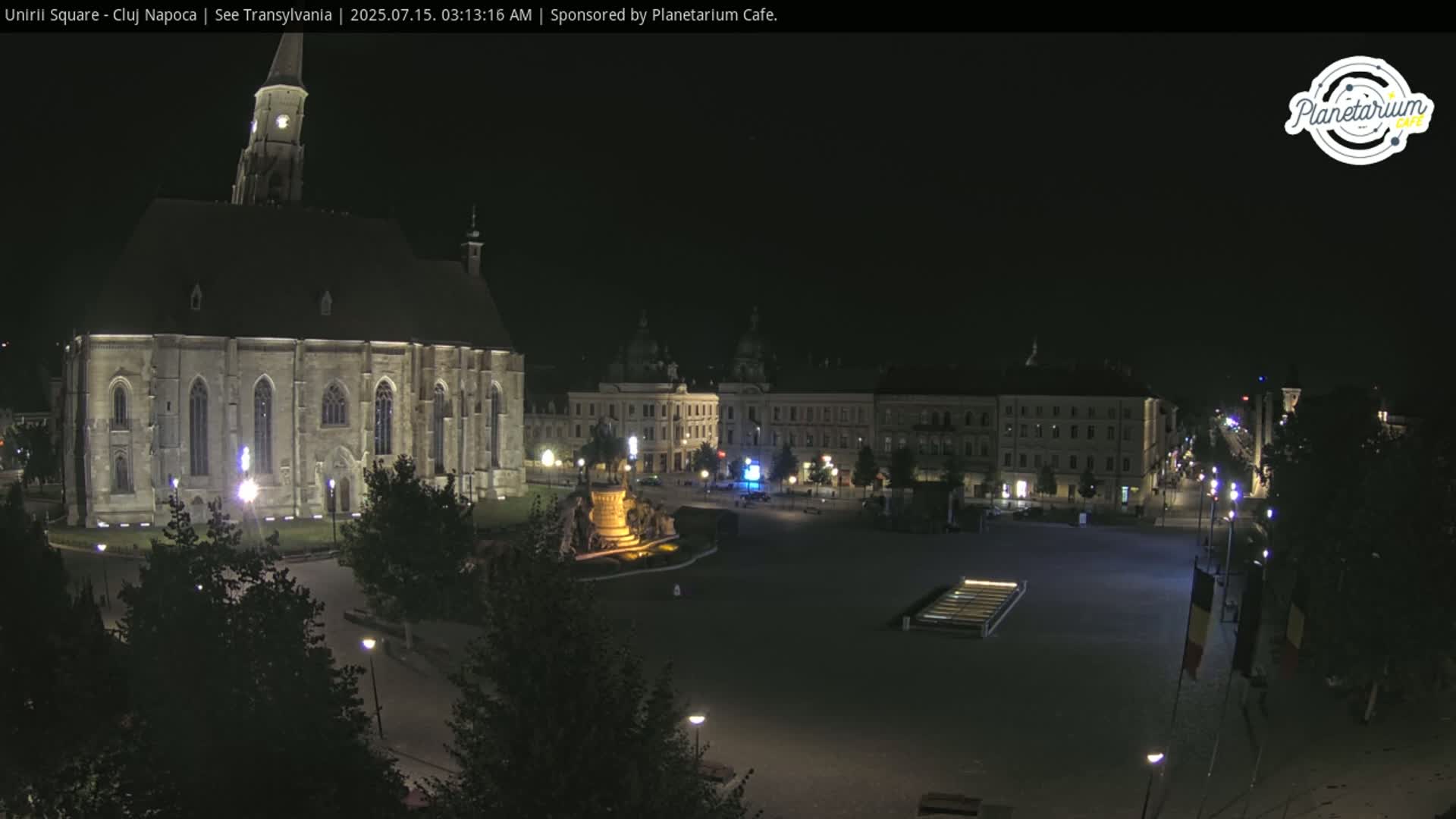 Cluj Napoca, Piata Unirii  Union Square Live Cam - Centru, Cluj-Napoca, Cluj, Romania