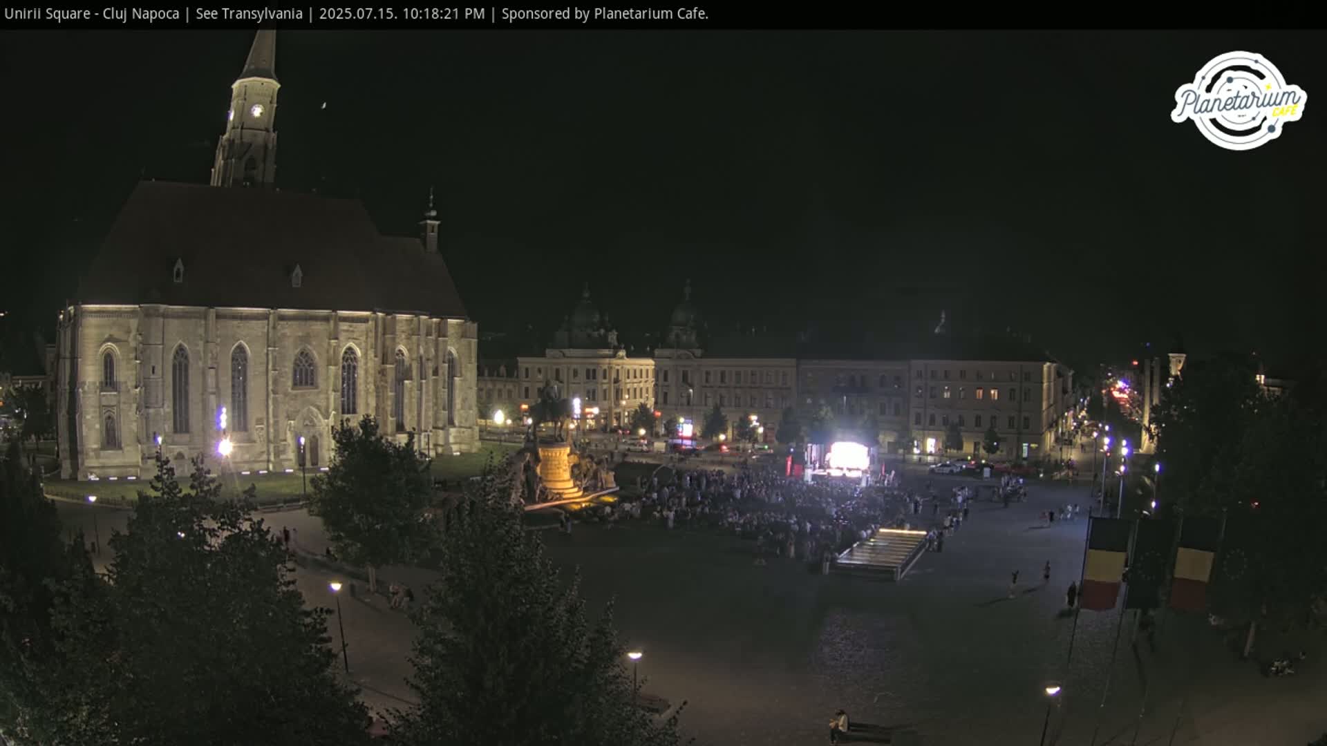 Cluj Napoca, Piata Unirii  Union Square Live Cam - Centru, Cluj-Napoca, Cluj, Romania