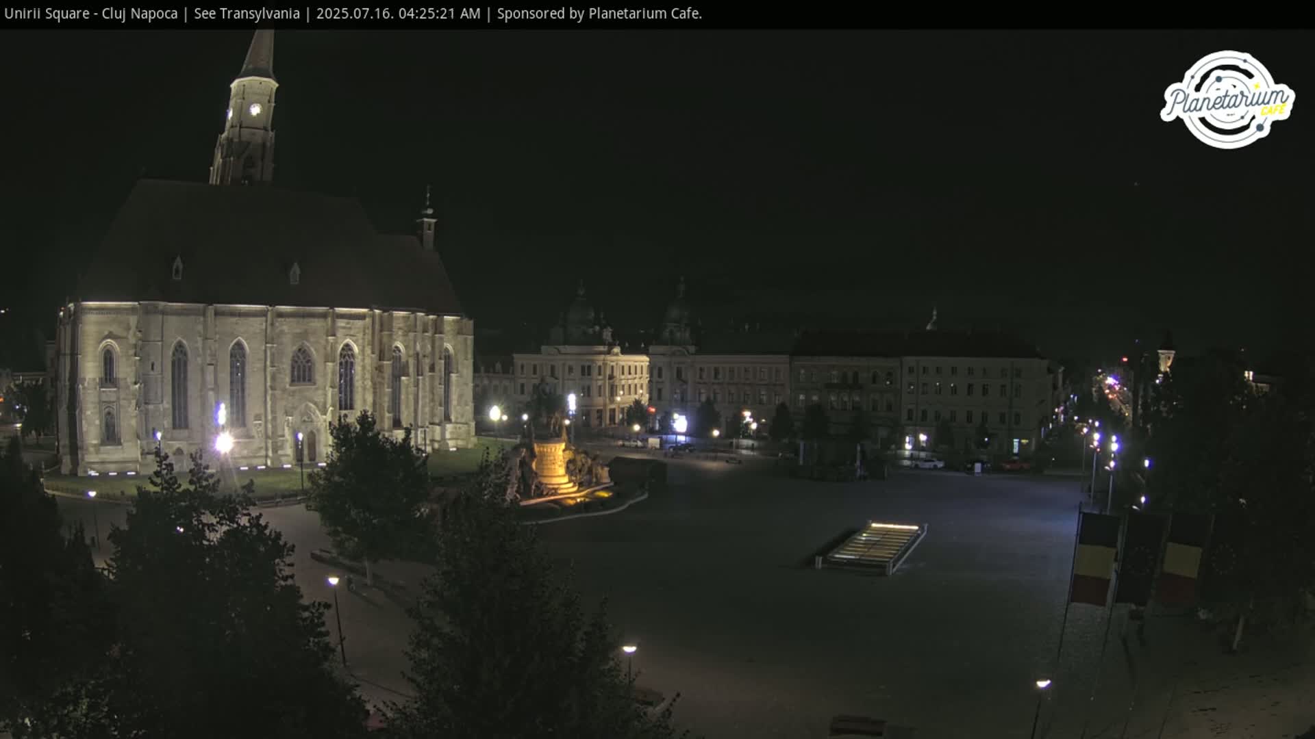 Cluj Napoca, Piata Unirii  Union Square Live Cam - Centru, Cluj-Napoca, Cluj, Romania