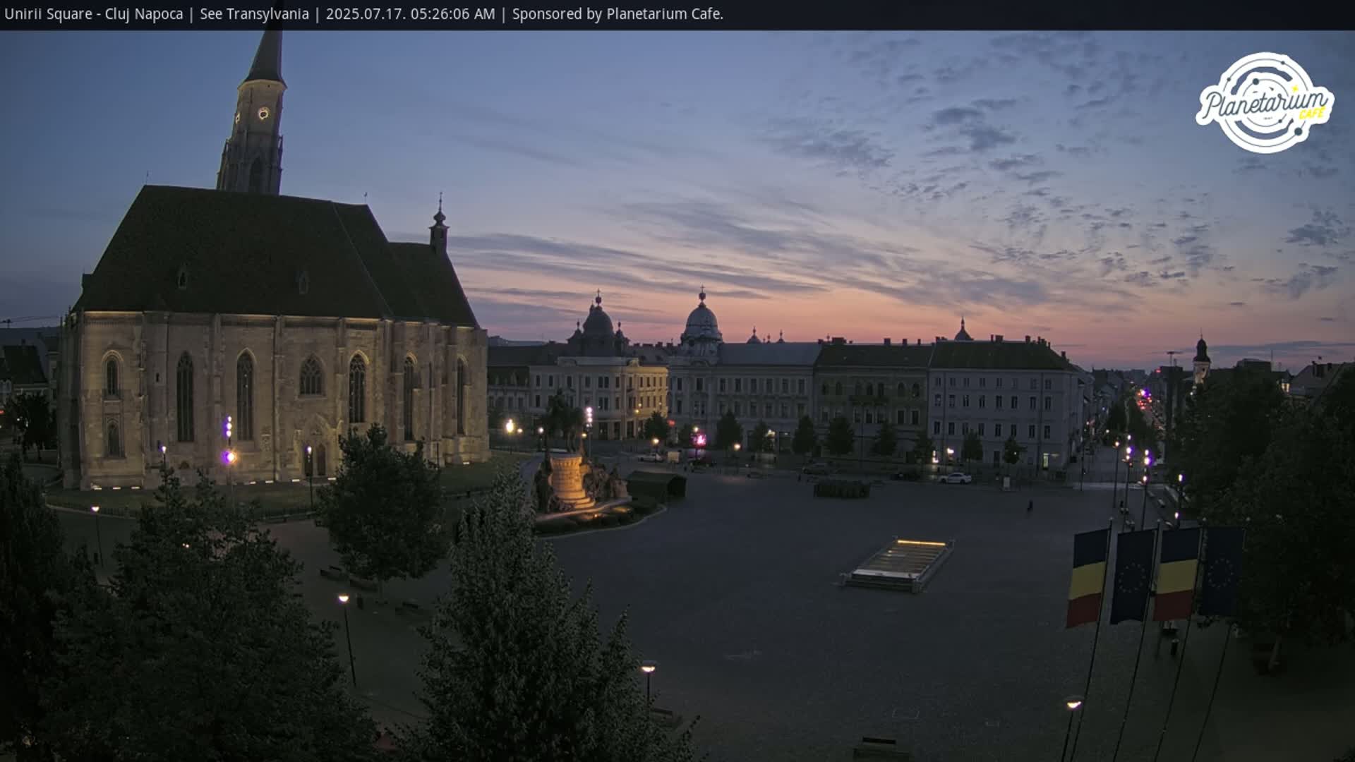 Cluj Napoca, Piata Unirii  Union Square Live Cam - Centru, Cluj-Napoca, Cluj, Romania