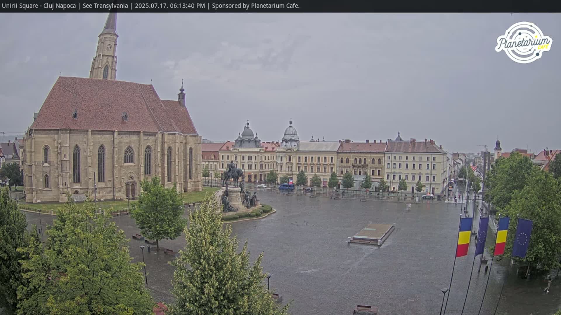 Cluj Napoca, Piata Unirii  Union Square Live Cam - Centru, Cluj-Napoca, Cluj, Romania