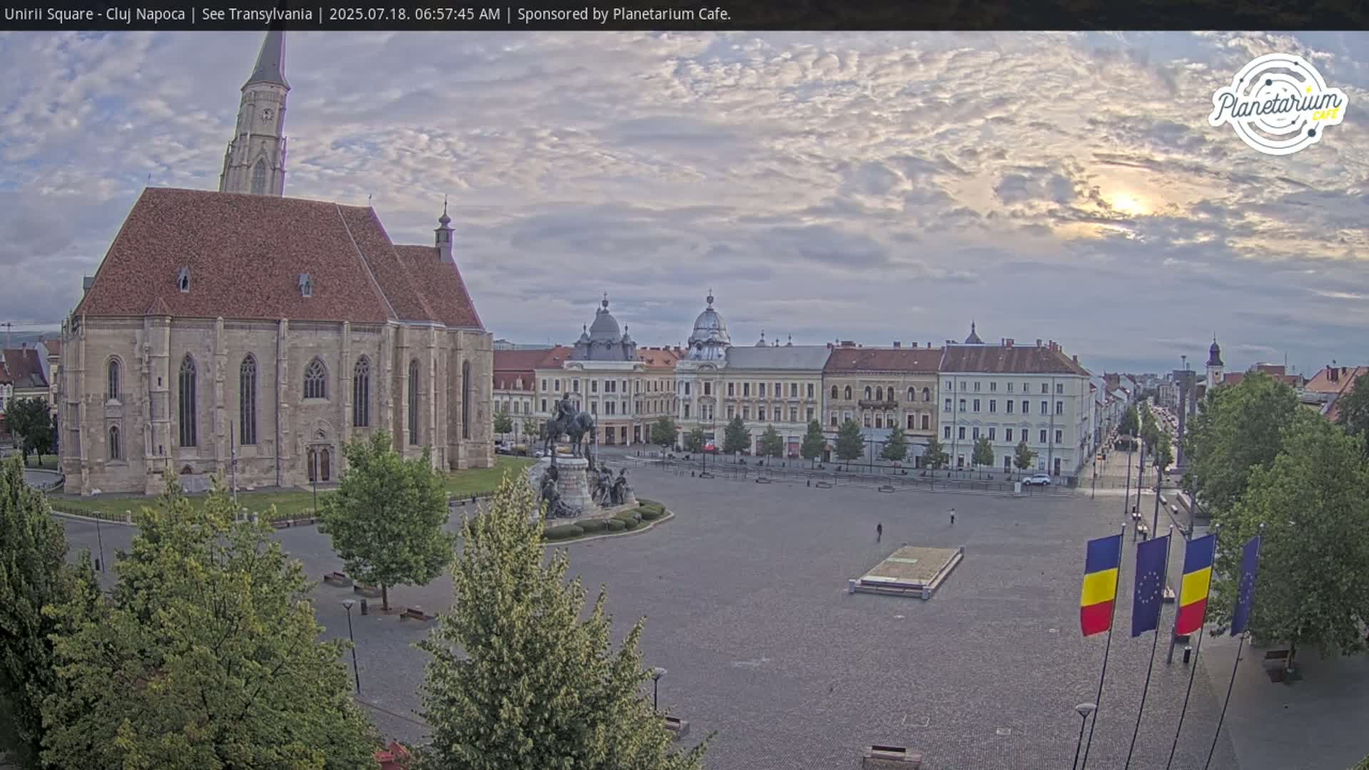 Cluj Napoca, Piata Unirii  Union Square Live Cam - Centru, Cluj-Napoca, Cluj, Romania