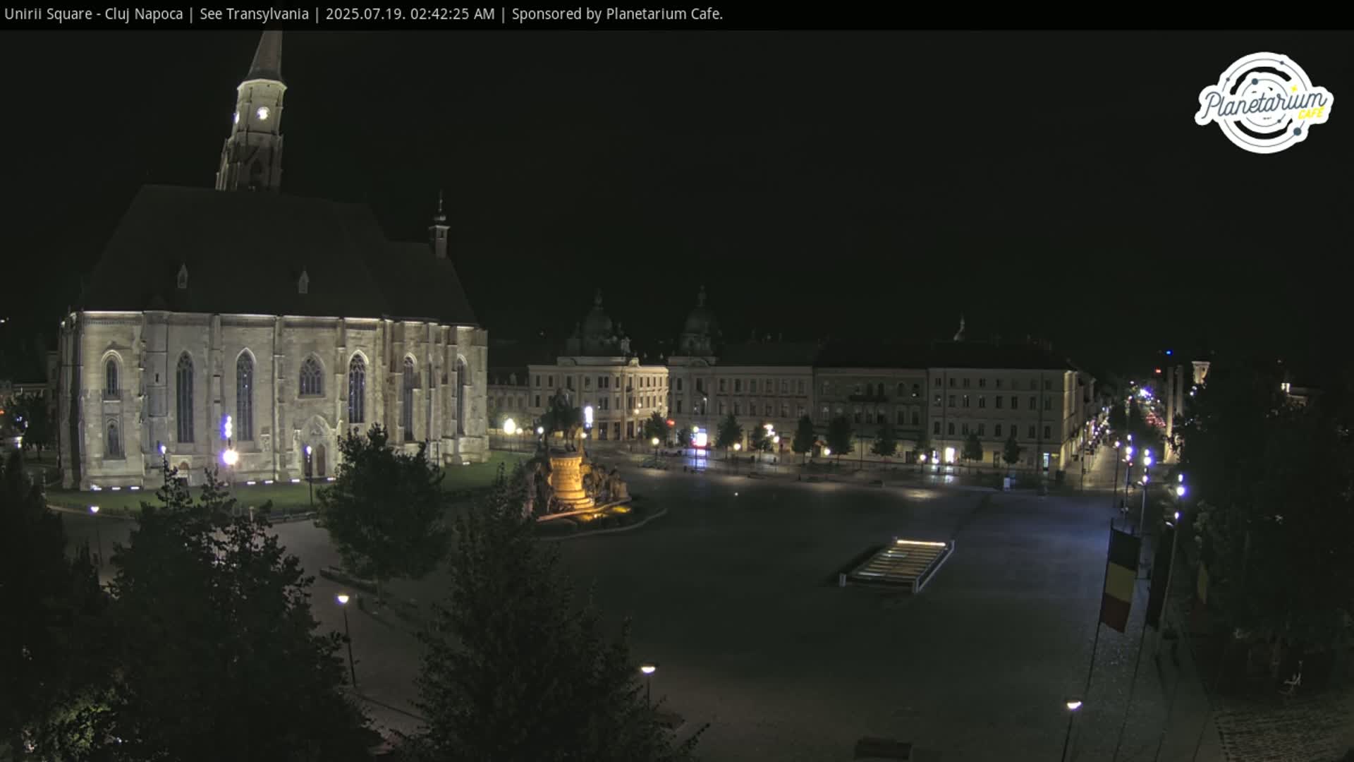 Cluj Napoca, Piata Unirii  Union Square Live Cam - Centru, Cluj-Napoca, Cluj, Romania