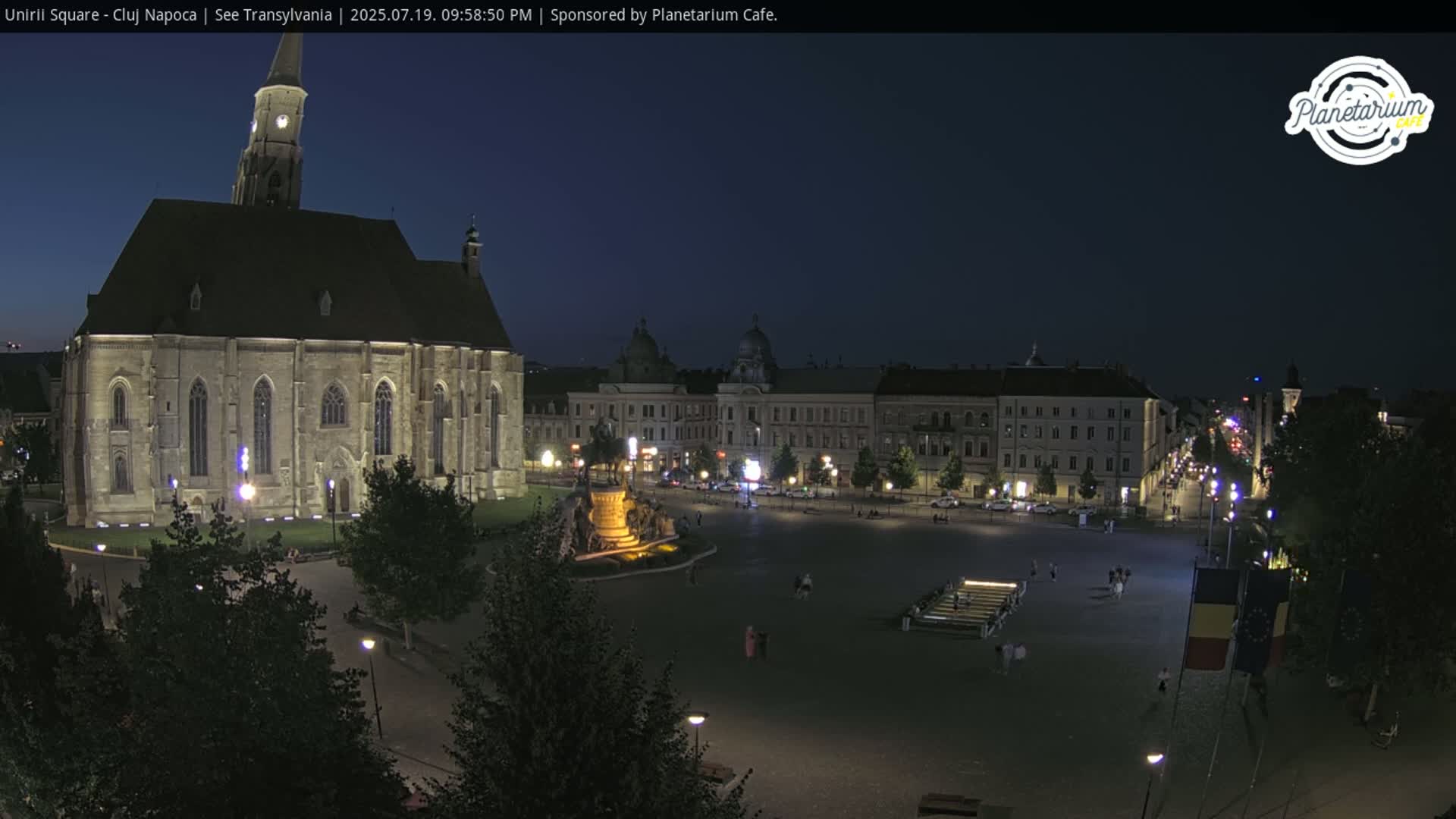 Cluj Napoca, Piata Unirii  Union Square Live Cam - Centru, Cluj-Napoca, Cluj, Romania