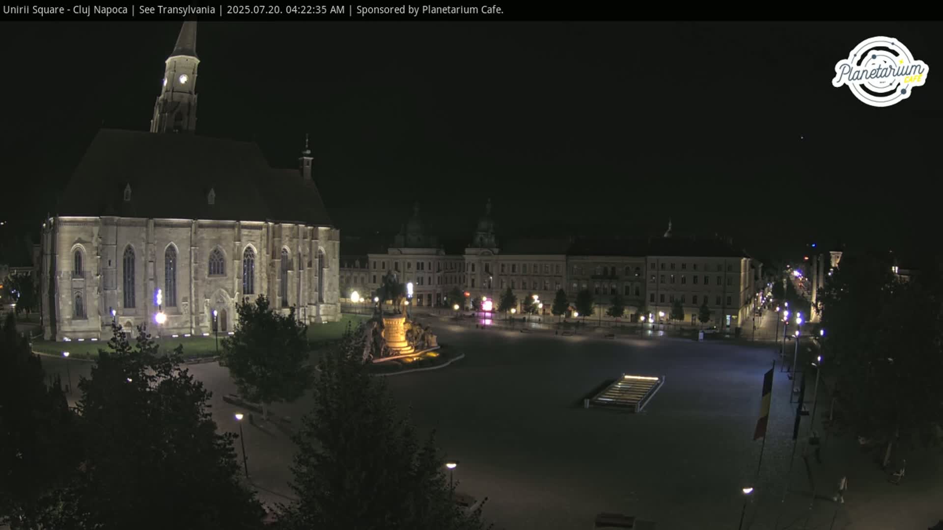 Cluj Napoca, Piata Unirii  Union Square Live Cam - Centru, Cluj-Napoca, Cluj, Romania