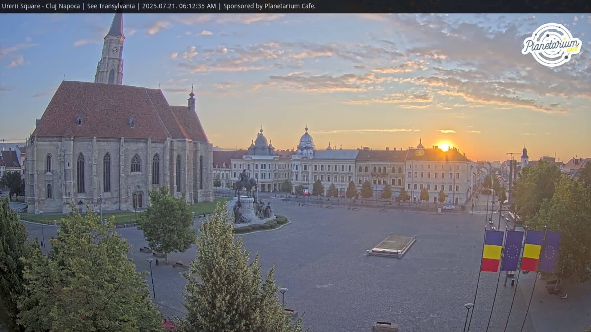 Cluj Napoca, Piata Unirii  Union Square Live Cam - Centru, Cluj-Napoca, Cluj, Romania