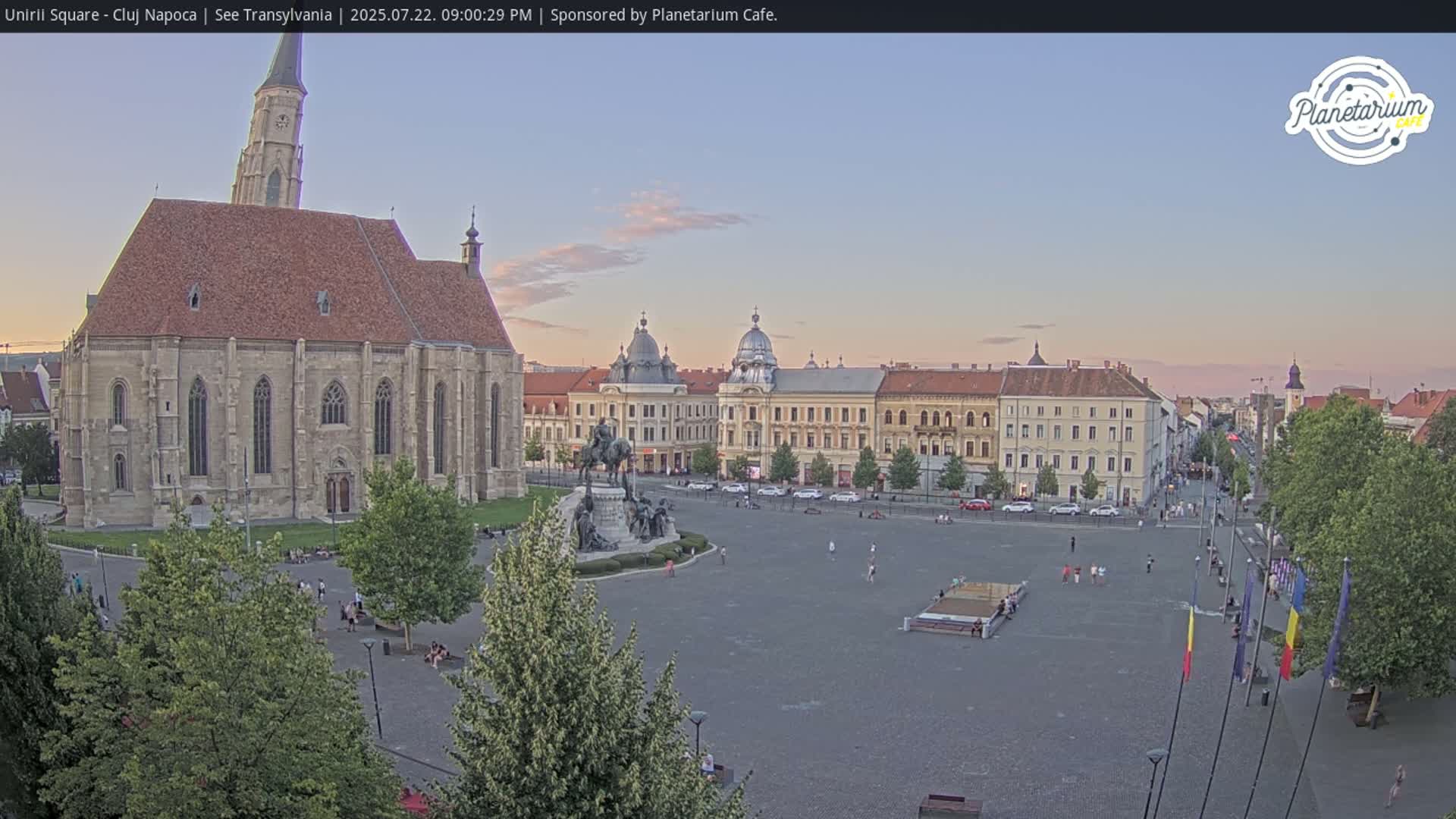 Cluj Napoca, Piata Unirii  Union Square Live Cam - Centru, Cluj-Napoca, Cluj, Romania