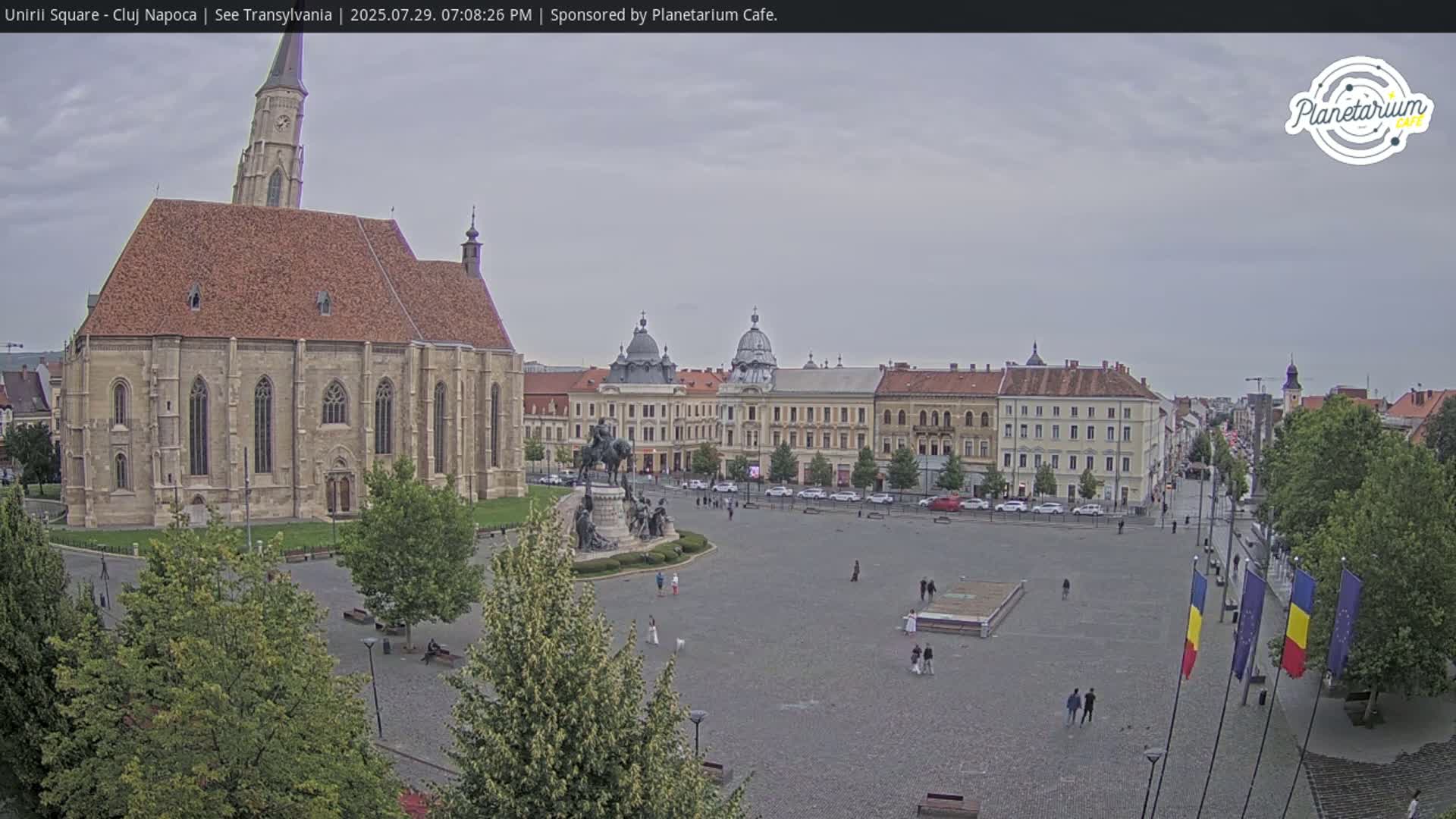 Cluj Napoca, Piata Unirii  Union Square Live Cam - Centru, Cluj-Napoca, Cluj, Romania