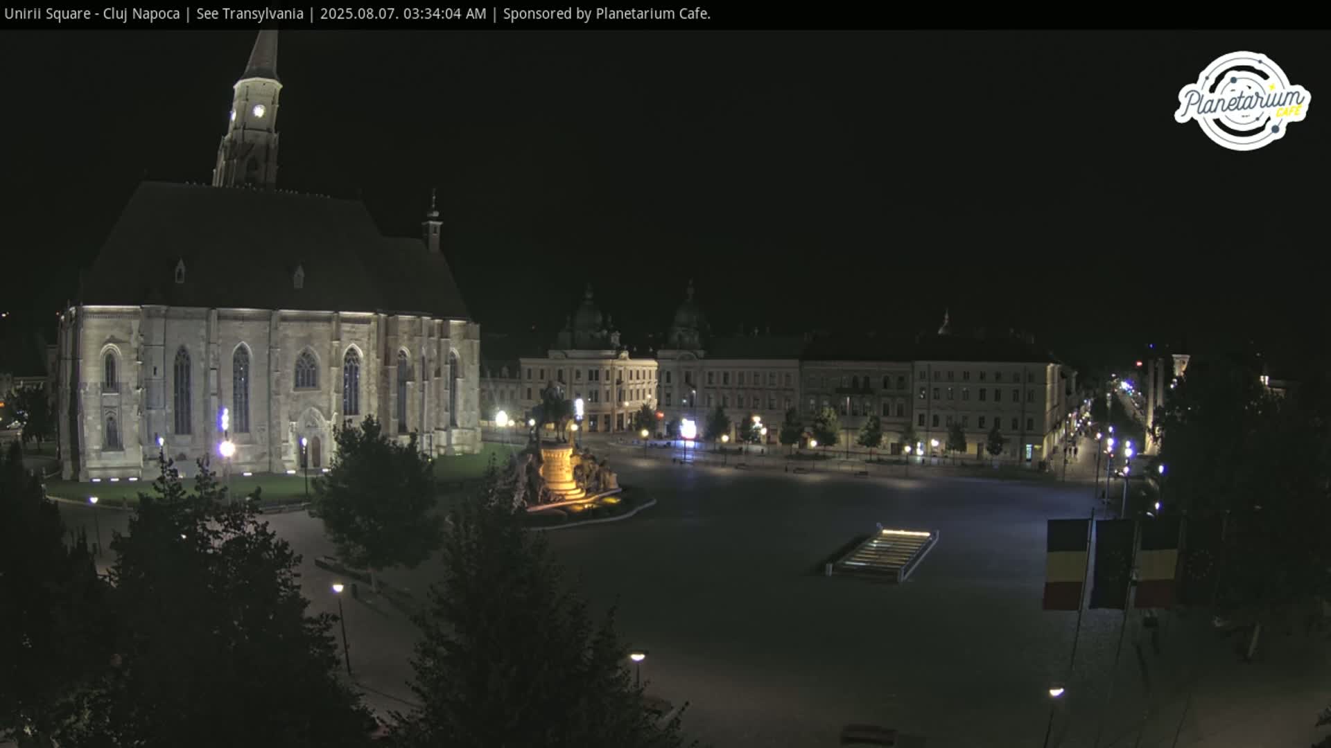 Cluj Napoca, Piata Unirii  Union Square Live Cam - Centru, Cluj-Napoca, Cluj, Romania