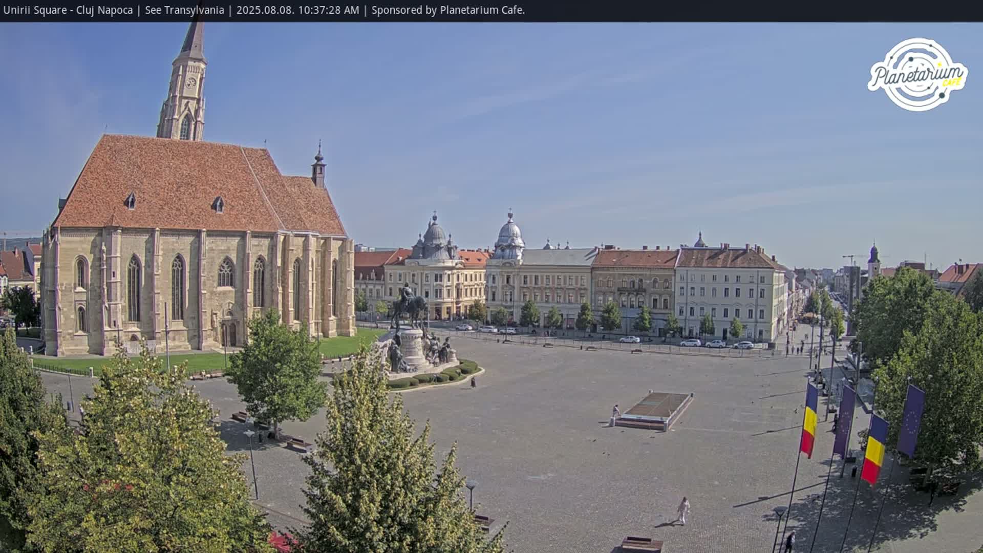 Cluj Napoca, Piata Unirii  Union Square Live Cam - Centru, Cluj-Napoca, Cluj, Romania