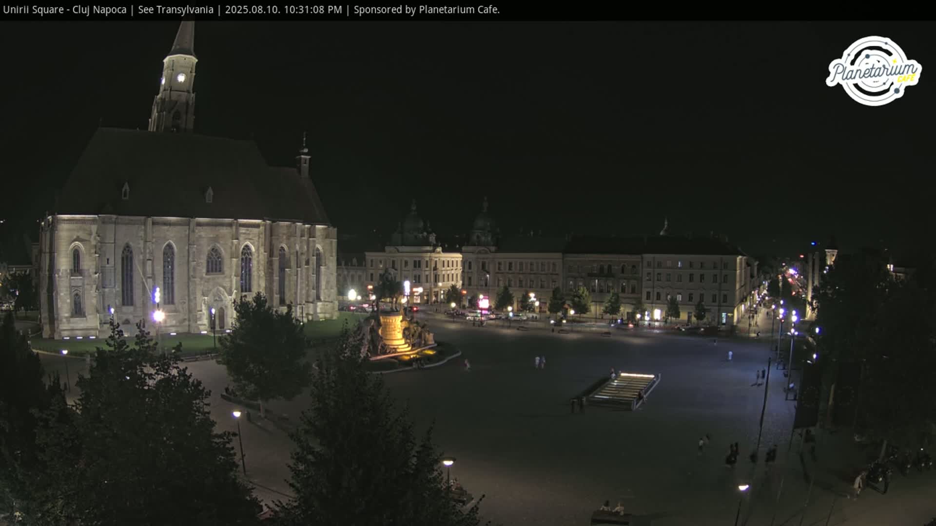 Cluj Napoca, Piata Unirii  Union Square Live Cam - Centru, Cluj-Napoca, Cluj, Romania