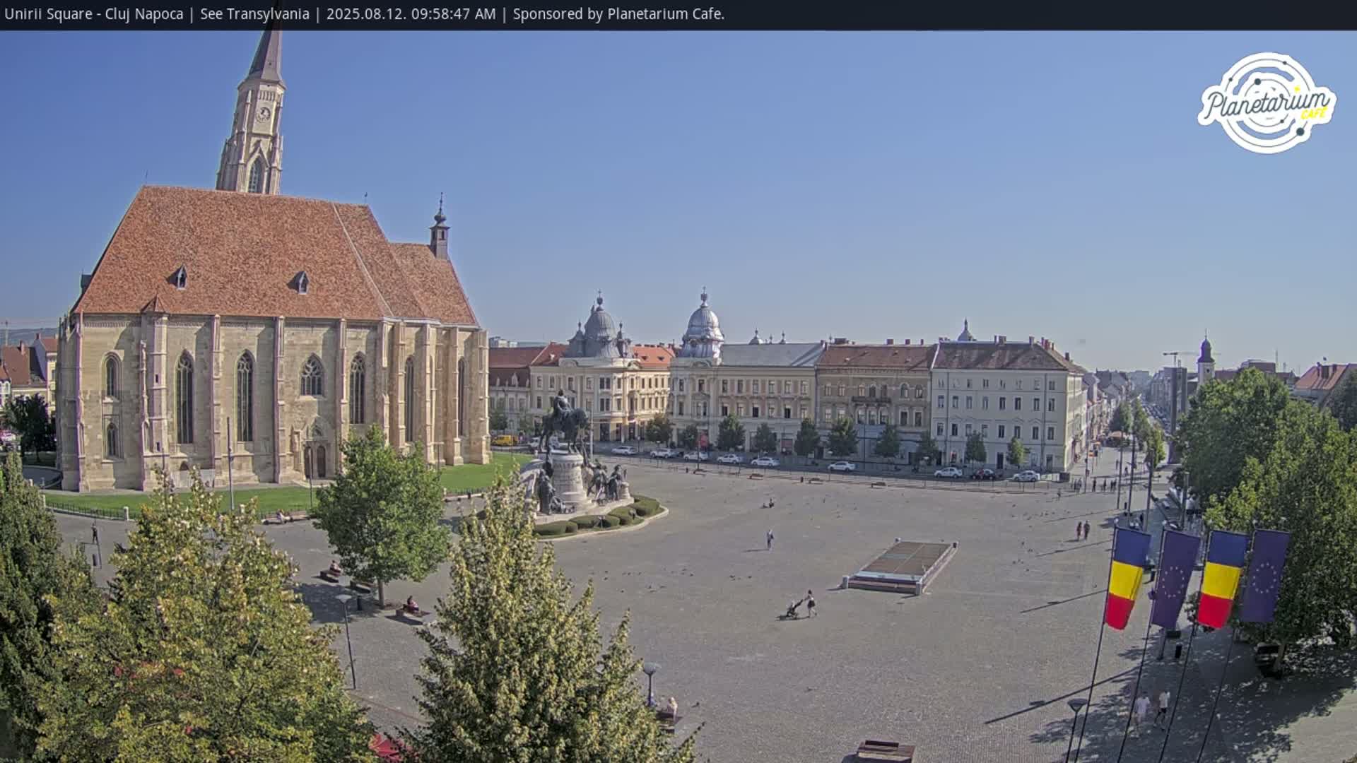 Cluj Napoca, Piata Unirii  Union Square Live Cam - Centru, Cluj-Napoca, Cluj, Romania