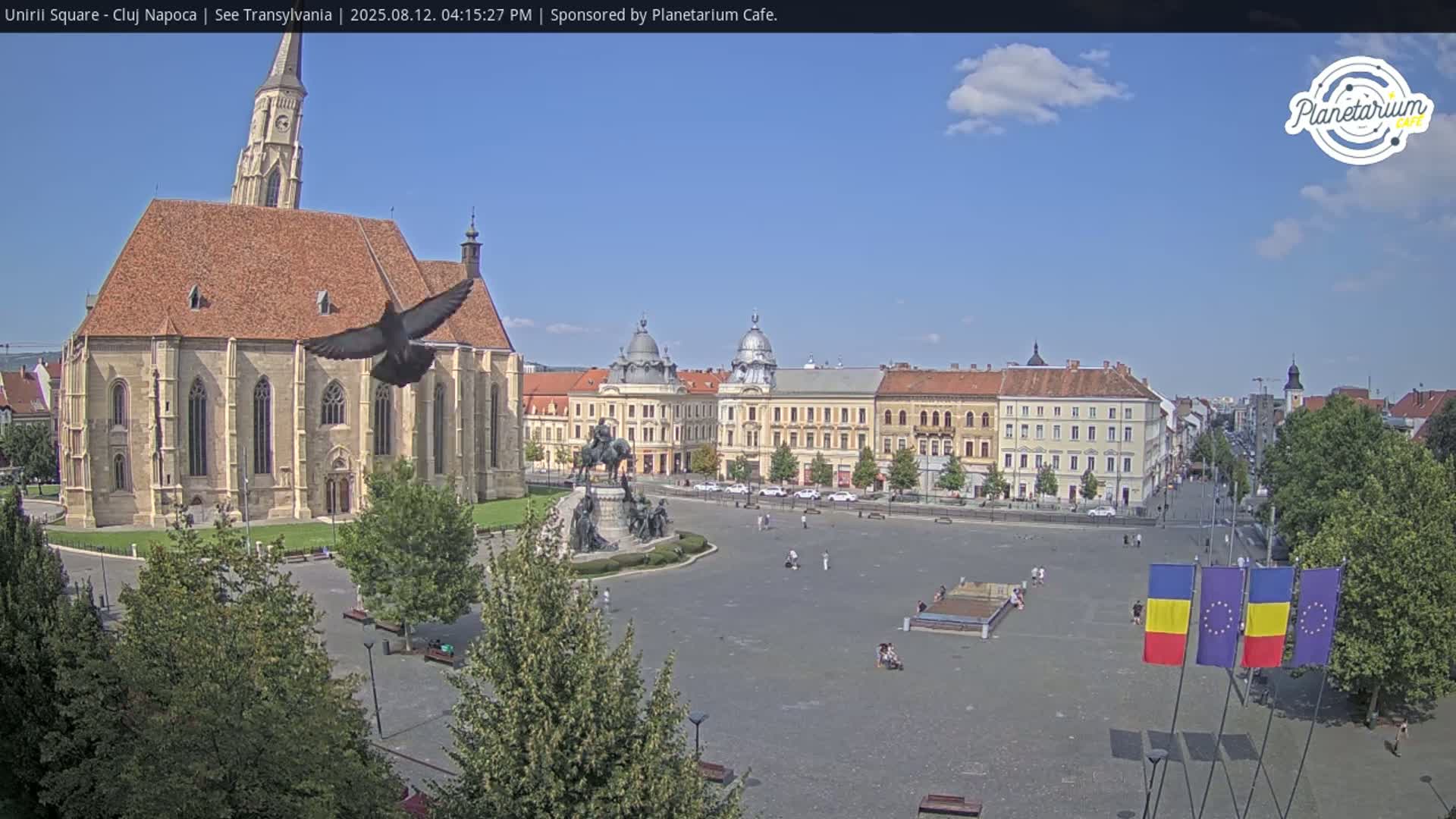 Cluj Napoca, Piata Unirii  Union Square Live Cam - Centru, Cluj-Napoca, Cluj, Romania