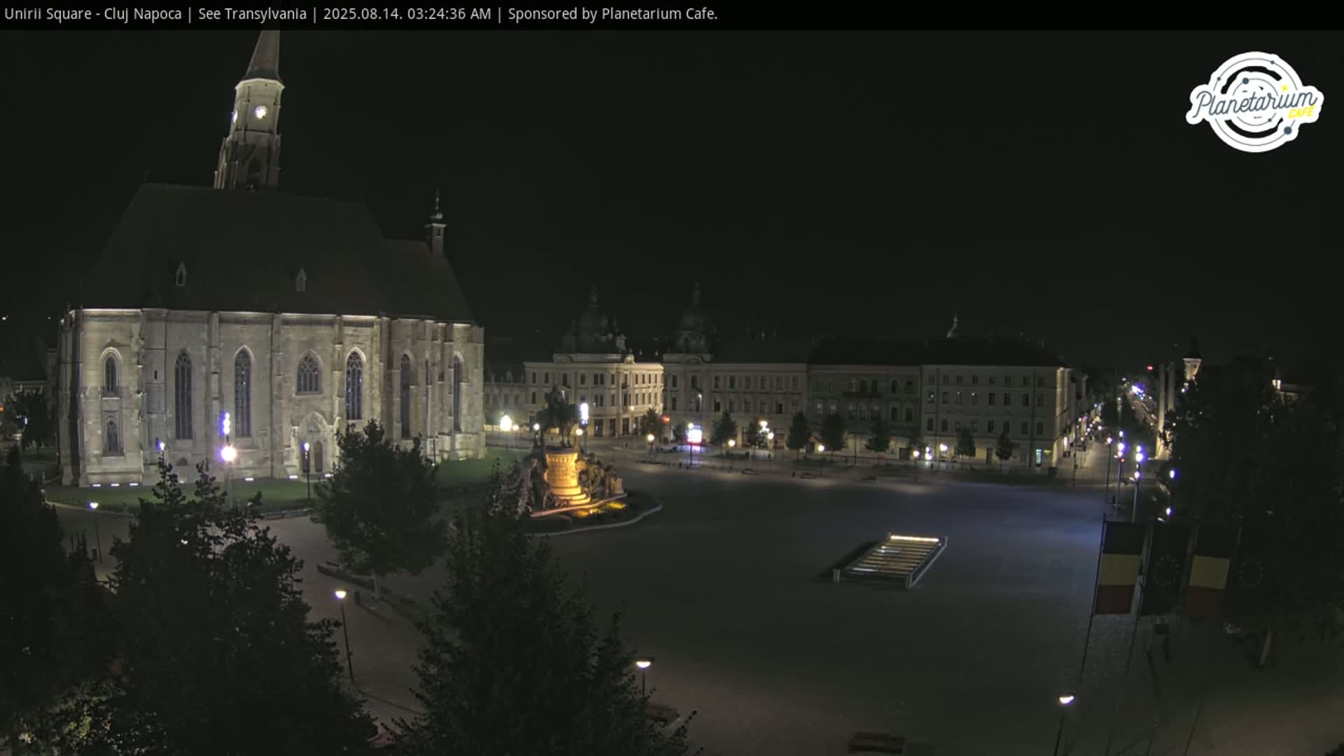 Cluj Napoca, Piata Unirii  Union Square Live Cam - Centru, Cluj-Napoca, Cluj, Romania