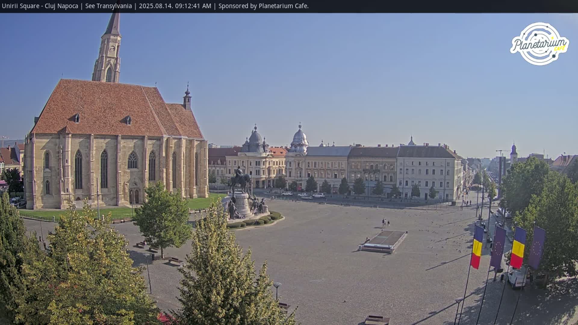 Cluj Napoca, Piata Unirii  Union Square Live Cam - Centru, Cluj-Napoca, Cluj, Romania