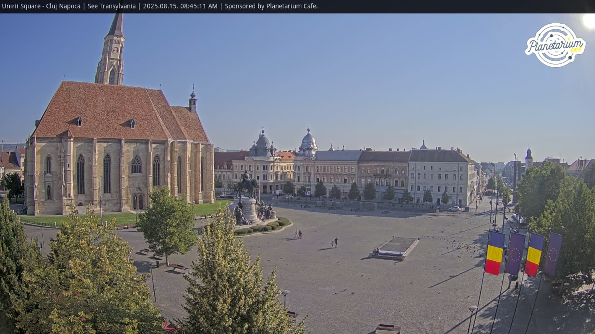Cluj Napoca, Piata Unirii  Union Square Live Cam - Centru, Cluj-Napoca, Cluj, Romania