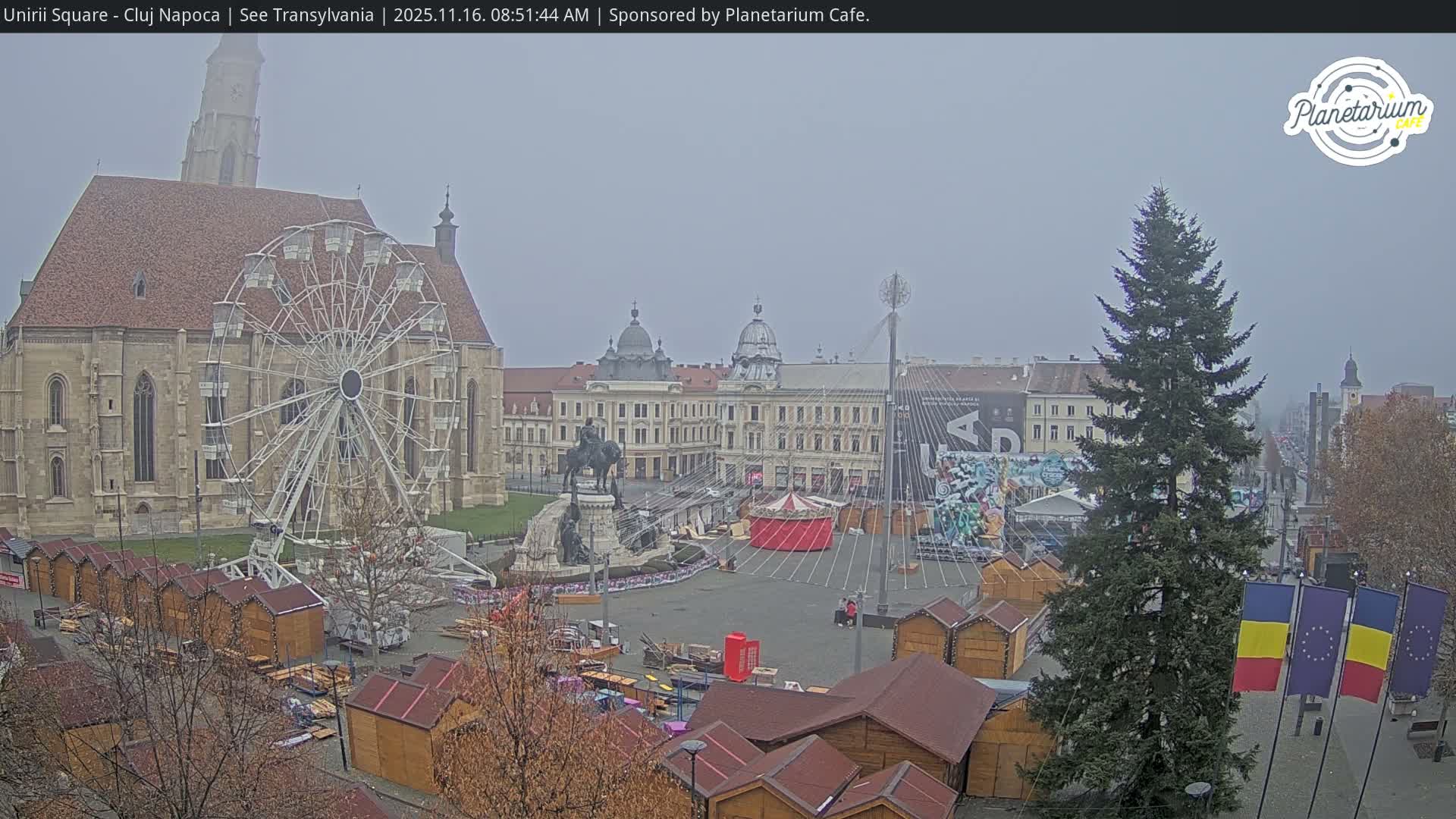 Cluj Napoca, Piata Unirii  Union Square Live Cam - Centru, Cluj-Napoca, Cluj, Romania