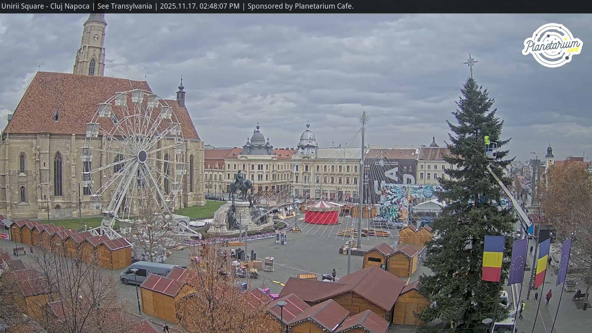 Cluj Napoca, Piata Unirii  Union Square Live Cam - Centru, Cluj-Napoca, Cluj, Romania