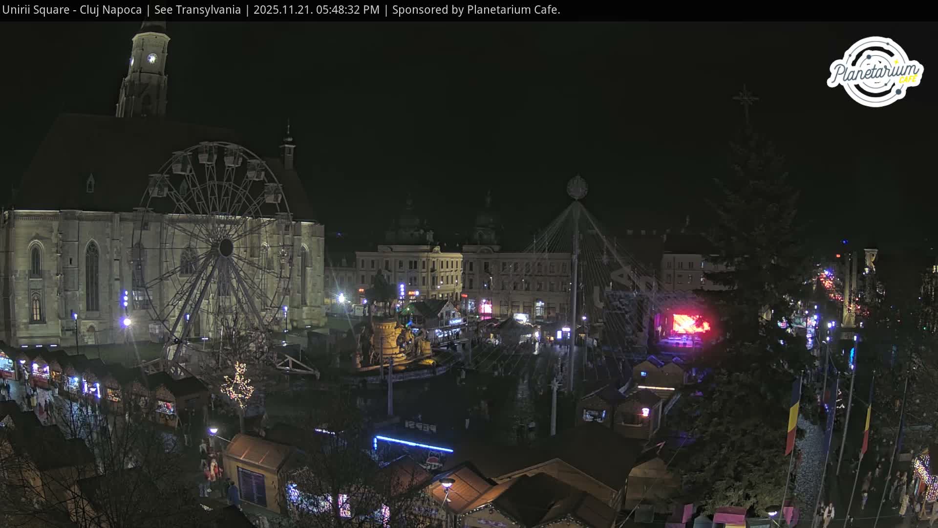 Cluj Napoca, Piata Unirii  Union Square Live Cam - Centru, Cluj-Napoca, Cluj, Romania