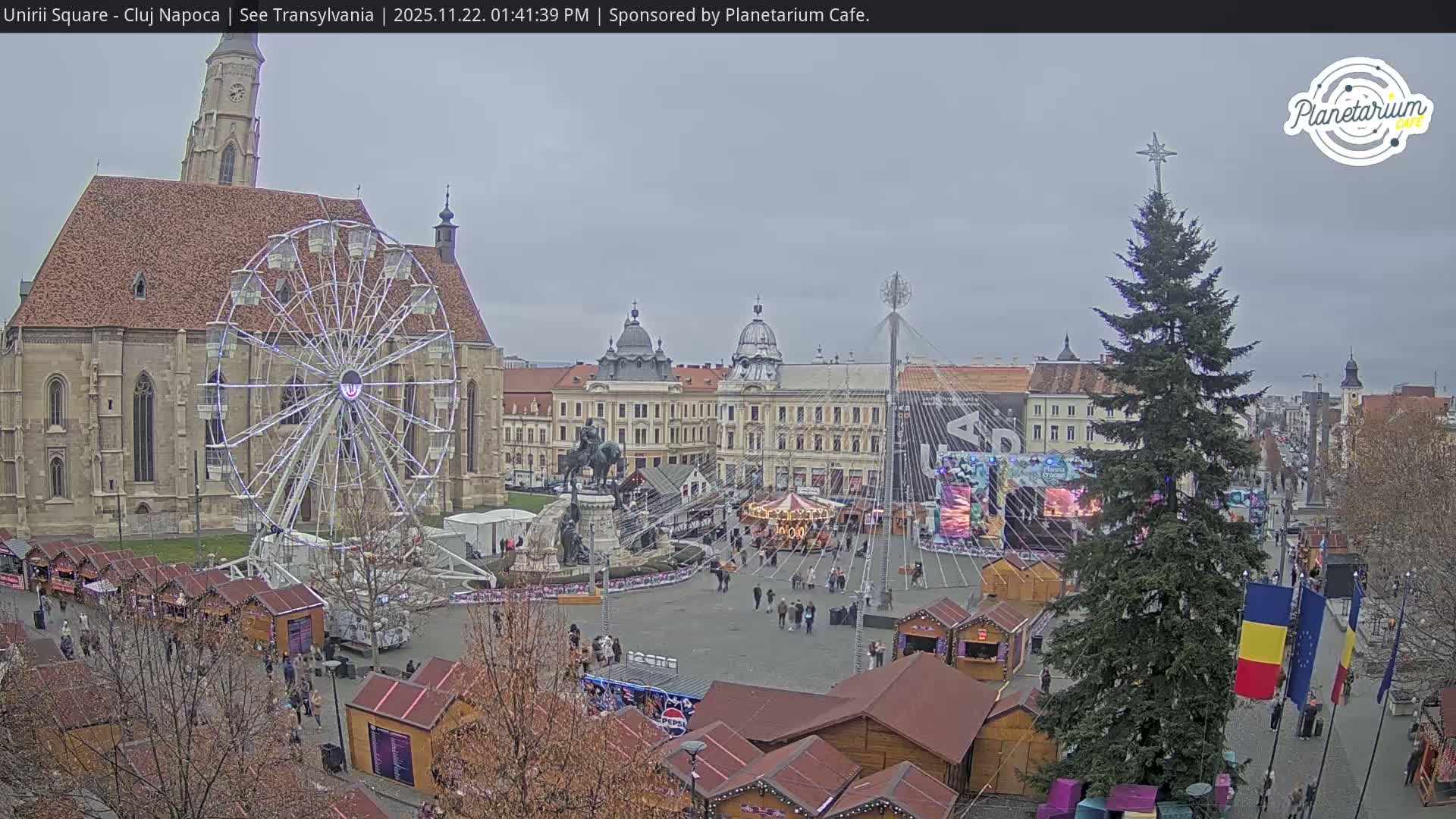 Cluj Napoca, Piata Unirii  Union Square Live Cam - Centru, Cluj-Napoca, Cluj, Romania