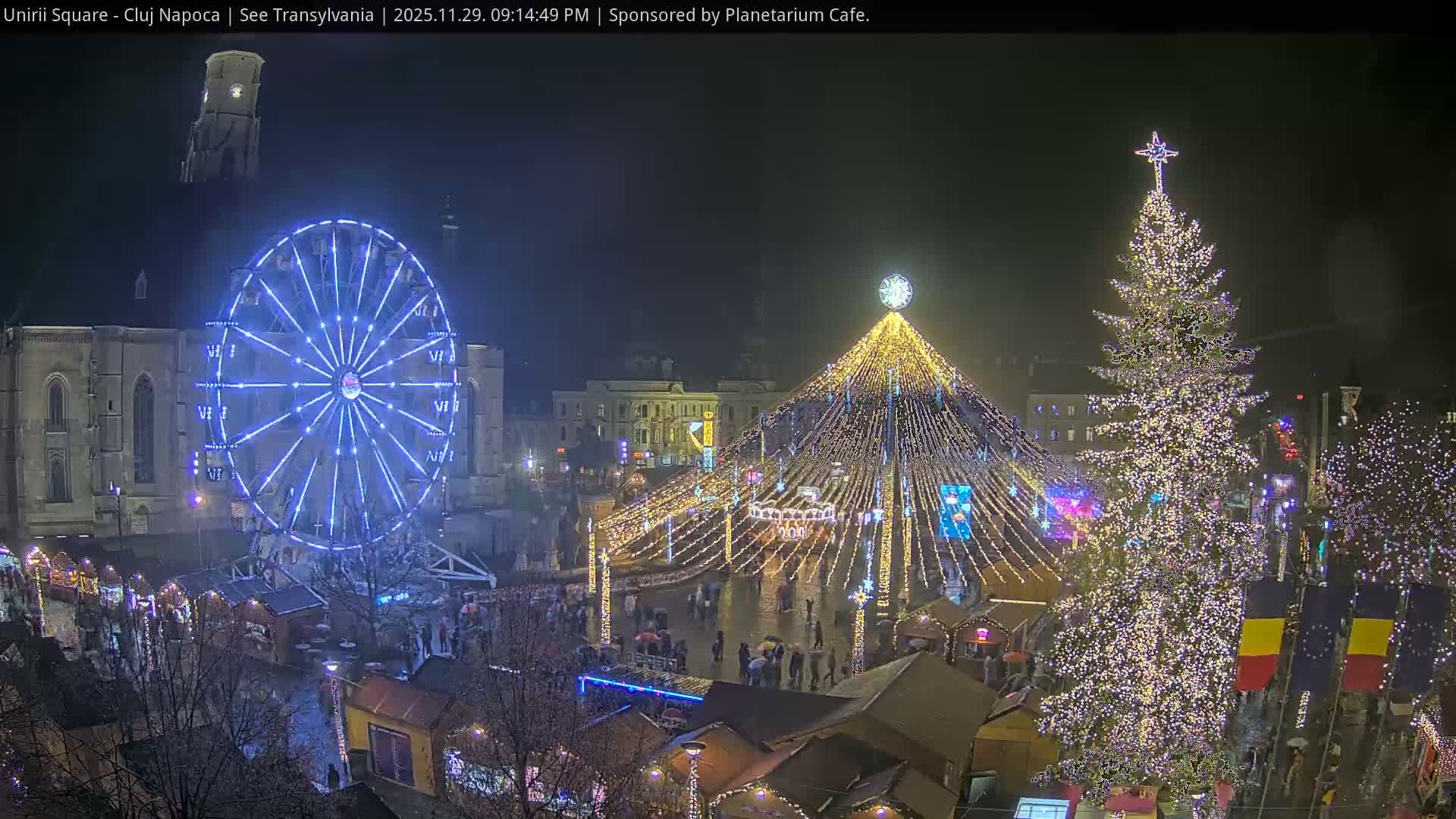 Cluj Napoca, Piata Unirii  Union Square Live Cam - Centru, Cluj-Napoca, Cluj, Romania