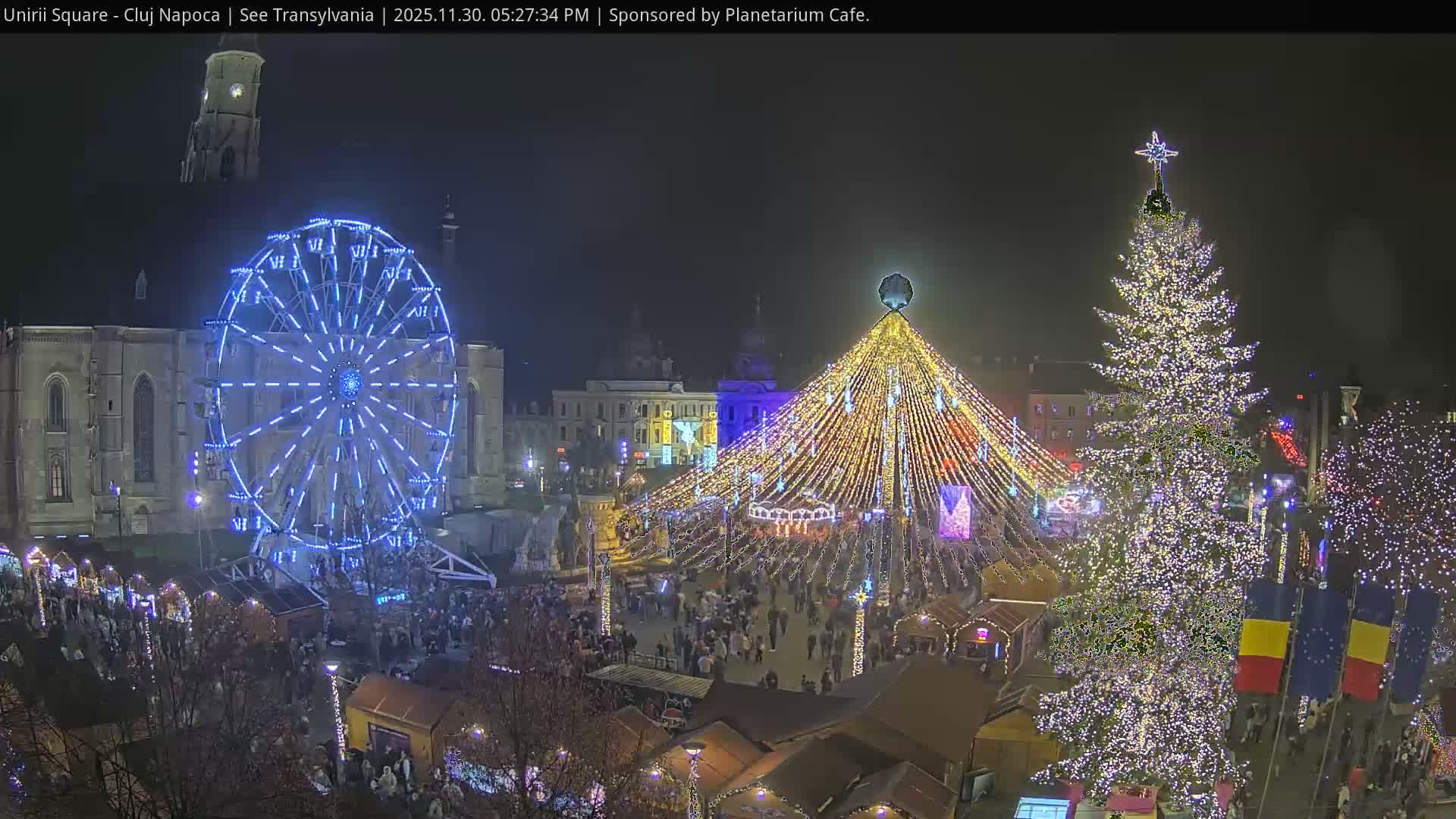 Cluj Napoca, Piata Unirii  Union Square Live Cam - Centru, Cluj-Napoca, Cluj, Romania