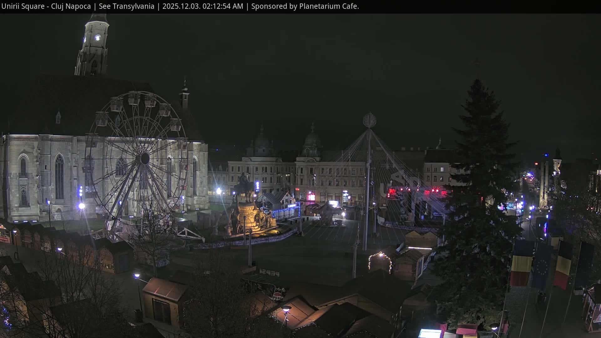 Cluj Napoca, Piata Unirii  Union Square Live Cam - Centru, Cluj-Napoca, Cluj, Romania