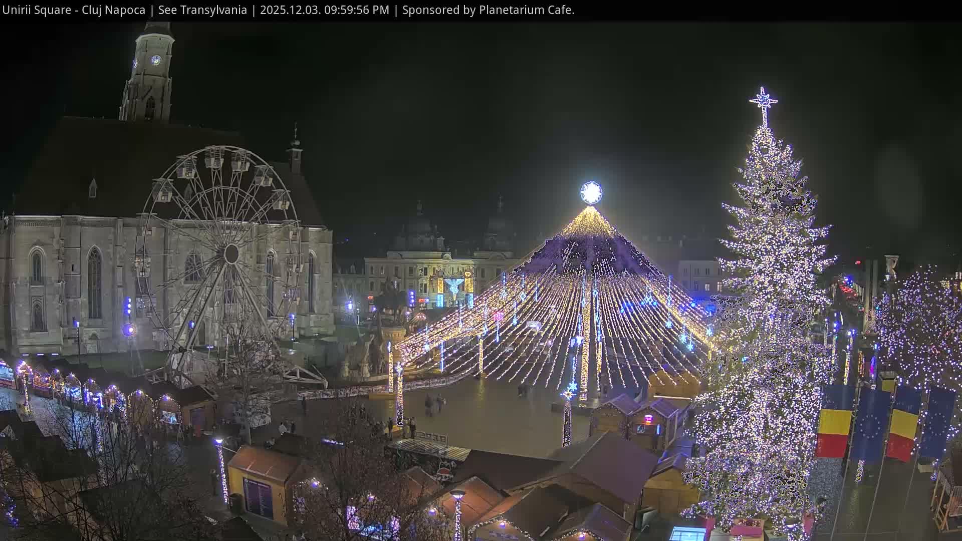 Cluj Napoca, Piata Unirii  Union Square Live Cam - Centru, Cluj-Napoca, Cluj, Romania