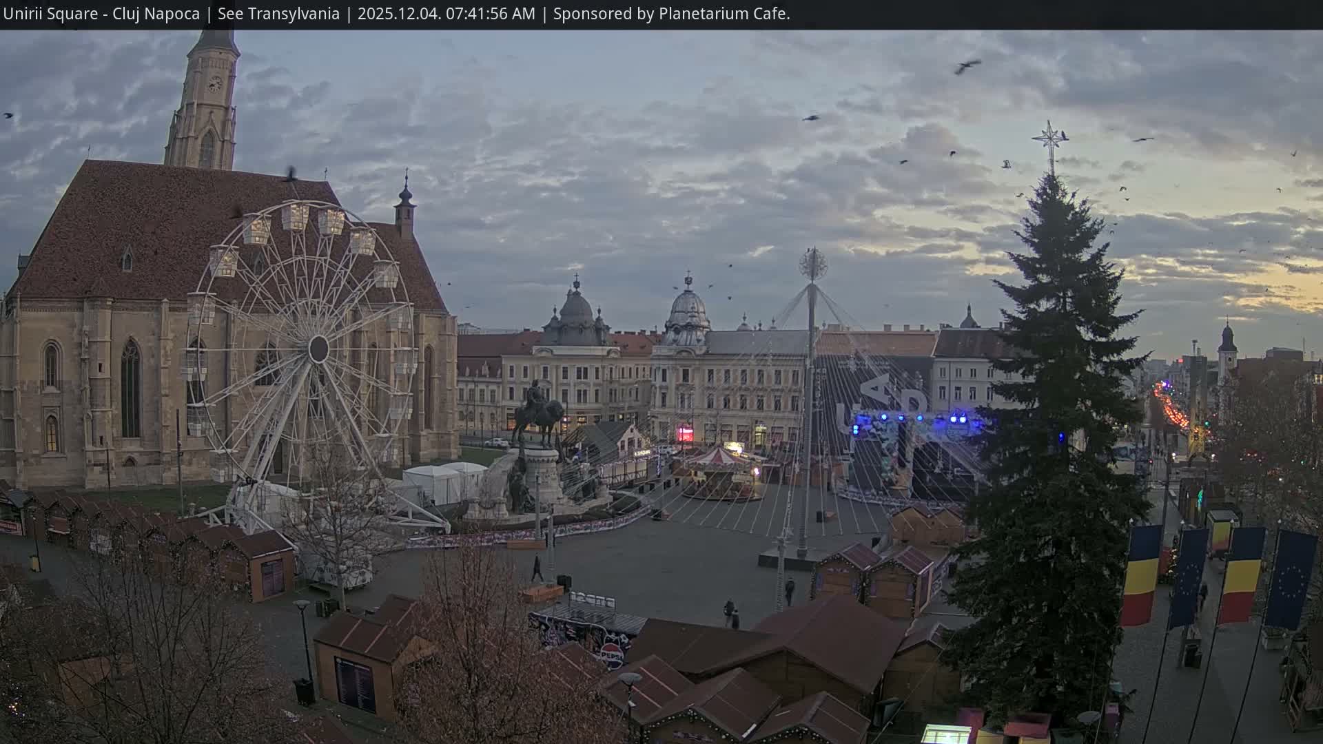Cluj Napoca, Piata Unirii  Union Square Live Cam - Centru, Cluj-Napoca, Cluj, Romania