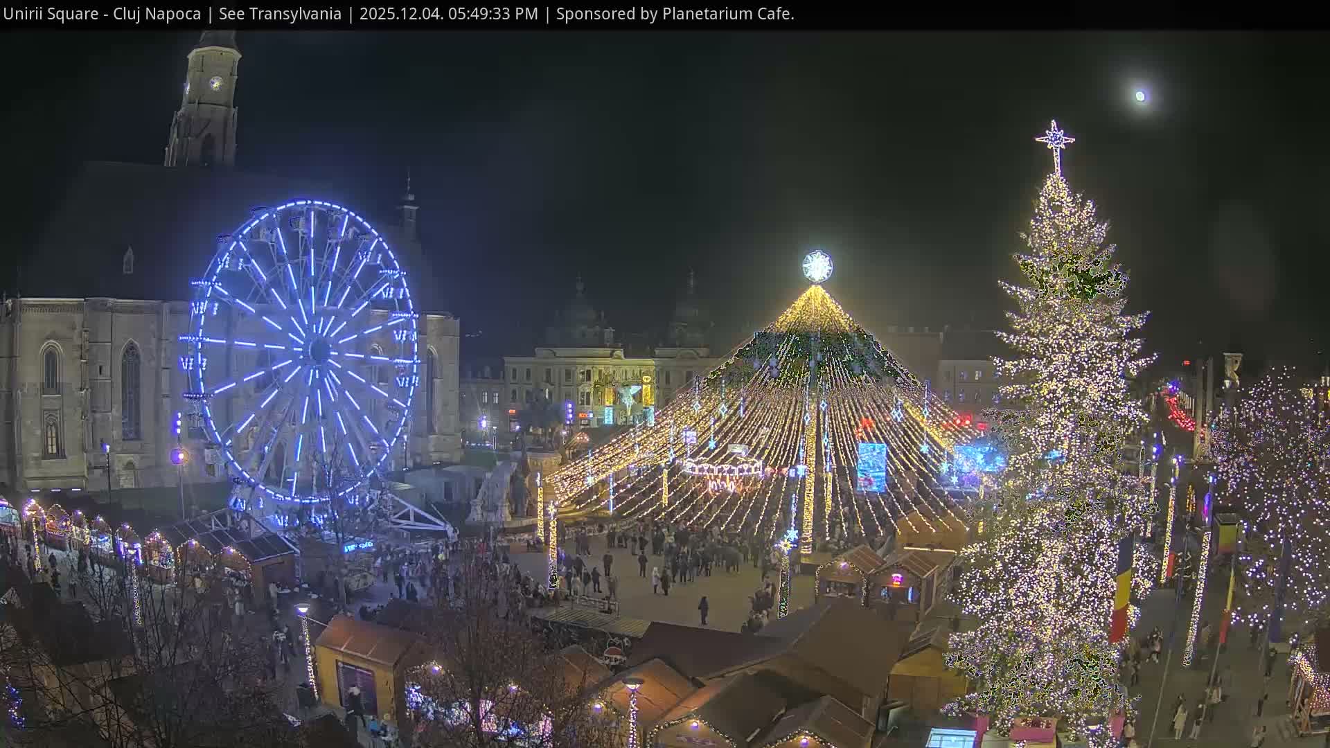 Cluj Napoca, Piata Unirii  Union Square Live Cam - Centru, Cluj-Napoca, Cluj, Romania