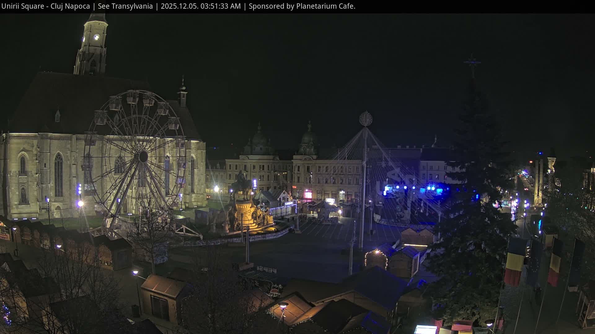 Cluj Napoca, Piata Unirii  Union Square Live Cam - Centru, Cluj-Napoca, Cluj, Romania