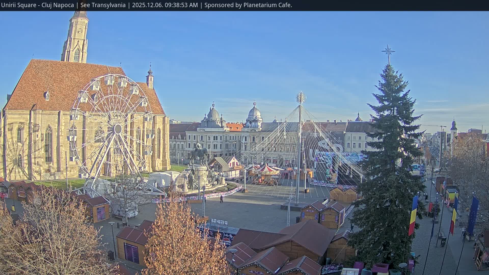 Cluj Napoca, Piata Unirii  Union Square Live Cam - Centru, Cluj-Napoca, Cluj, Romania