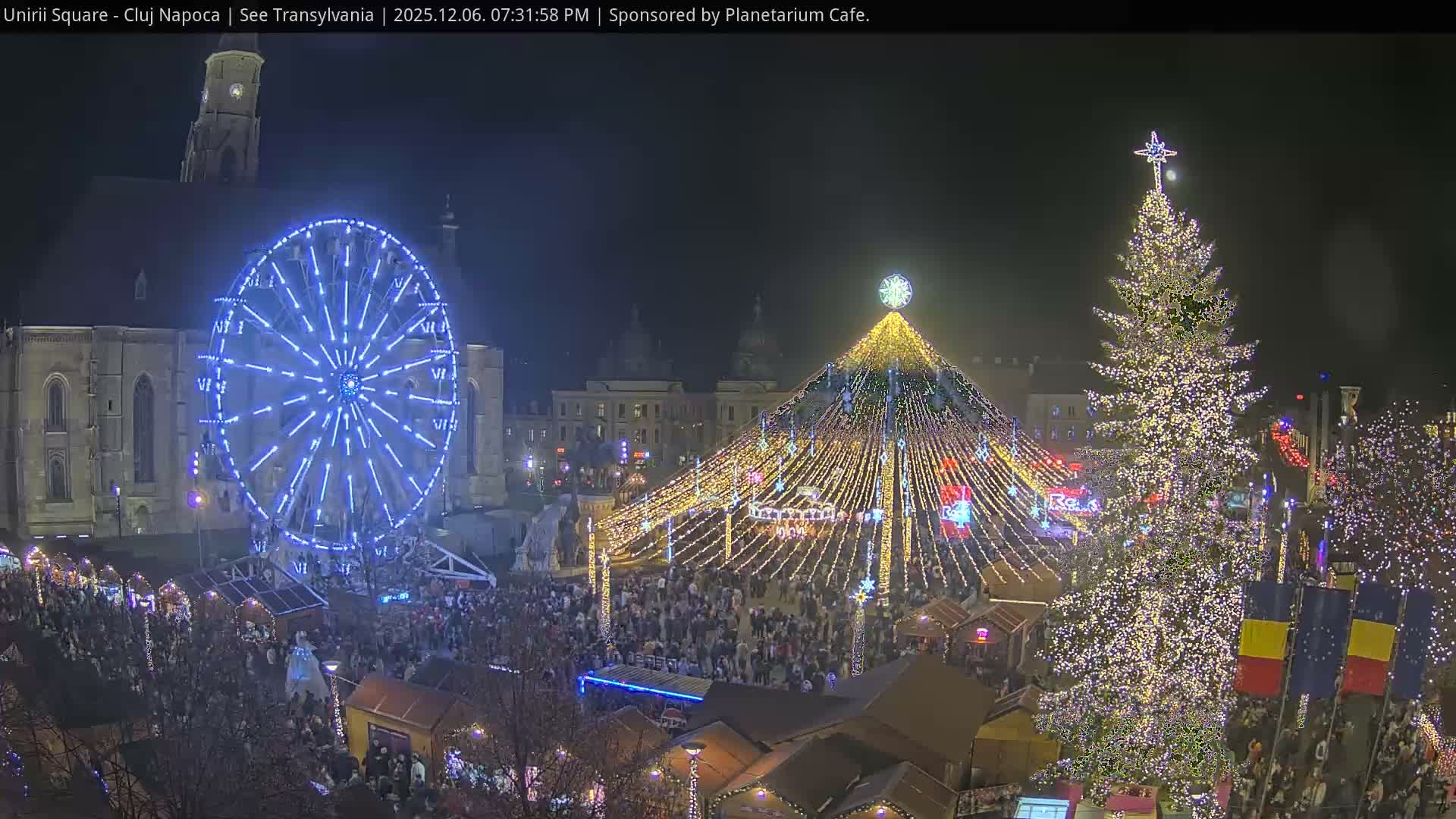 Cluj Napoca, Piata Unirii  Union Square Live Cam - Centru, Cluj-Napoca, Cluj, Romania