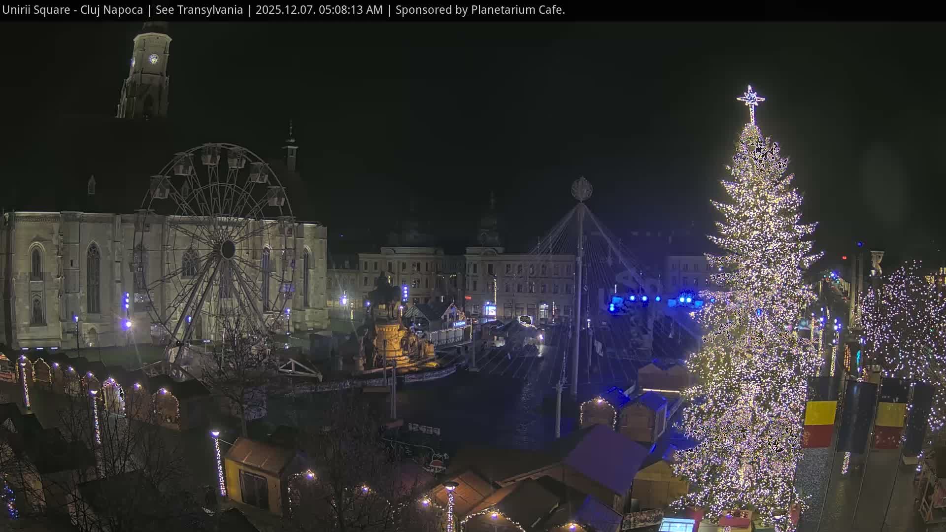 Cluj Napoca, Piata Unirii  Union Square Live Cam - Centru, Cluj-Napoca, Cluj, Romania