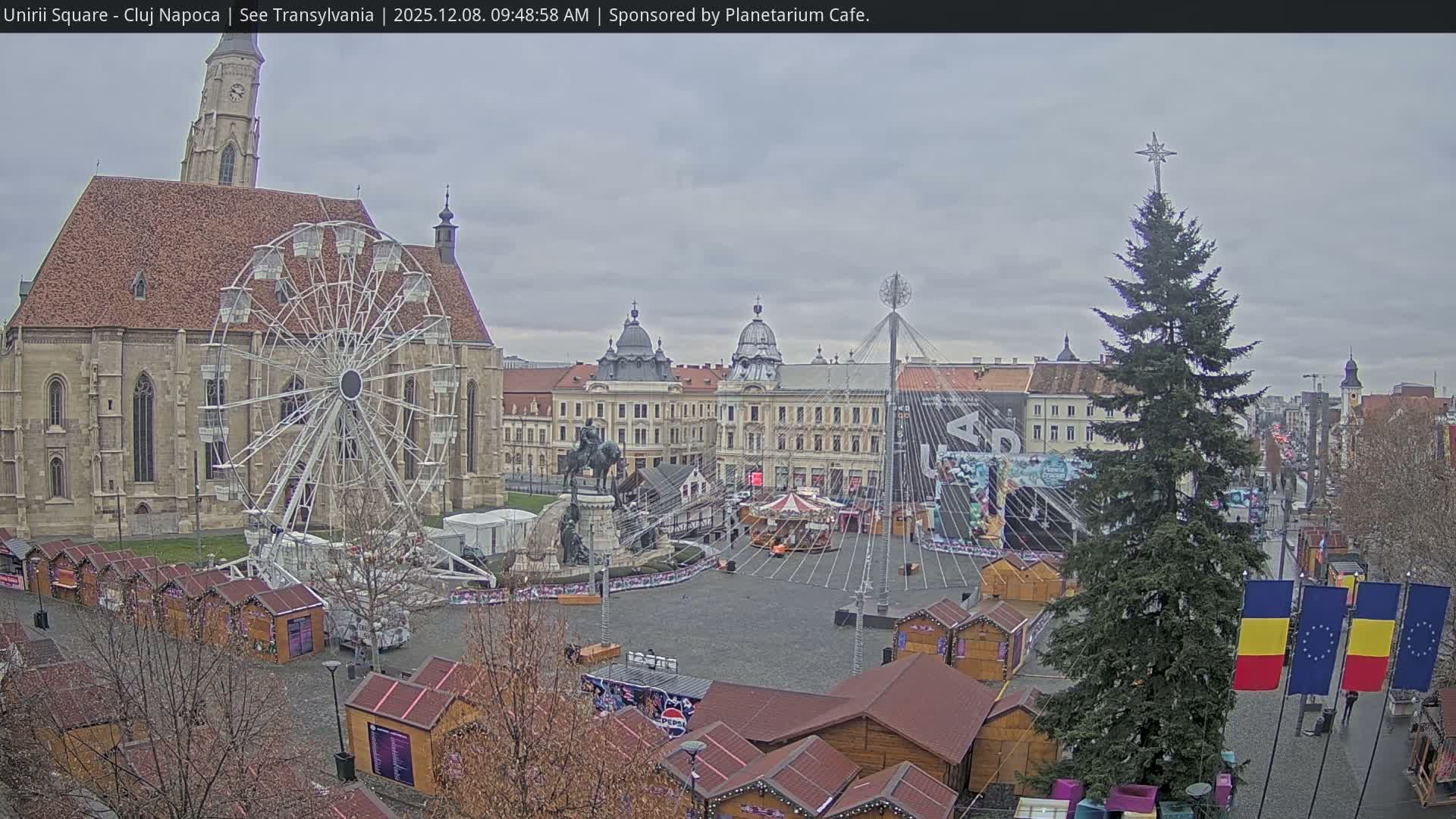 Cluj Napoca, Piata Unirii  Union Square Live Cam - Centru, Cluj-Napoca, Cluj, Romania