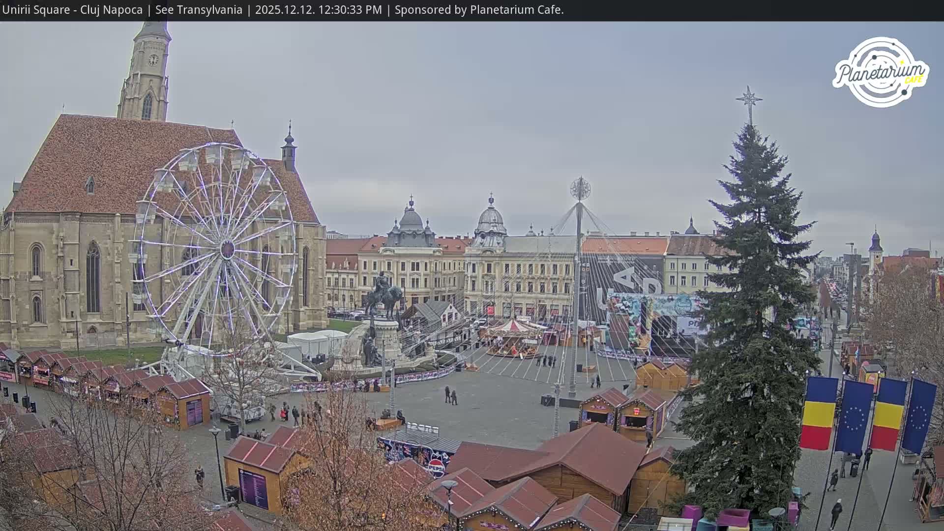 Cluj Napoca, Piata Unirii  Union Square Live Cam - Centru, Cluj-Napoca, Cluj, Romania