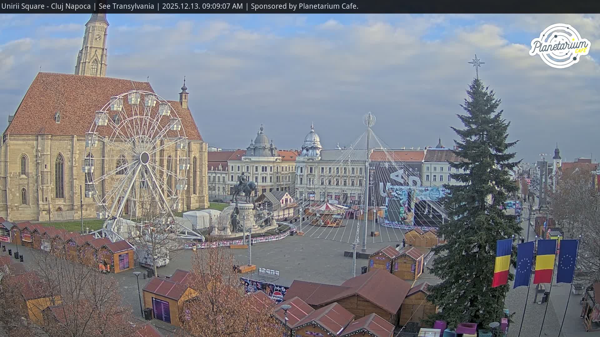 Cluj Napoca, Piata Unirii  Union Square Live Cam - Centru, Cluj-Napoca, Cluj, Romania