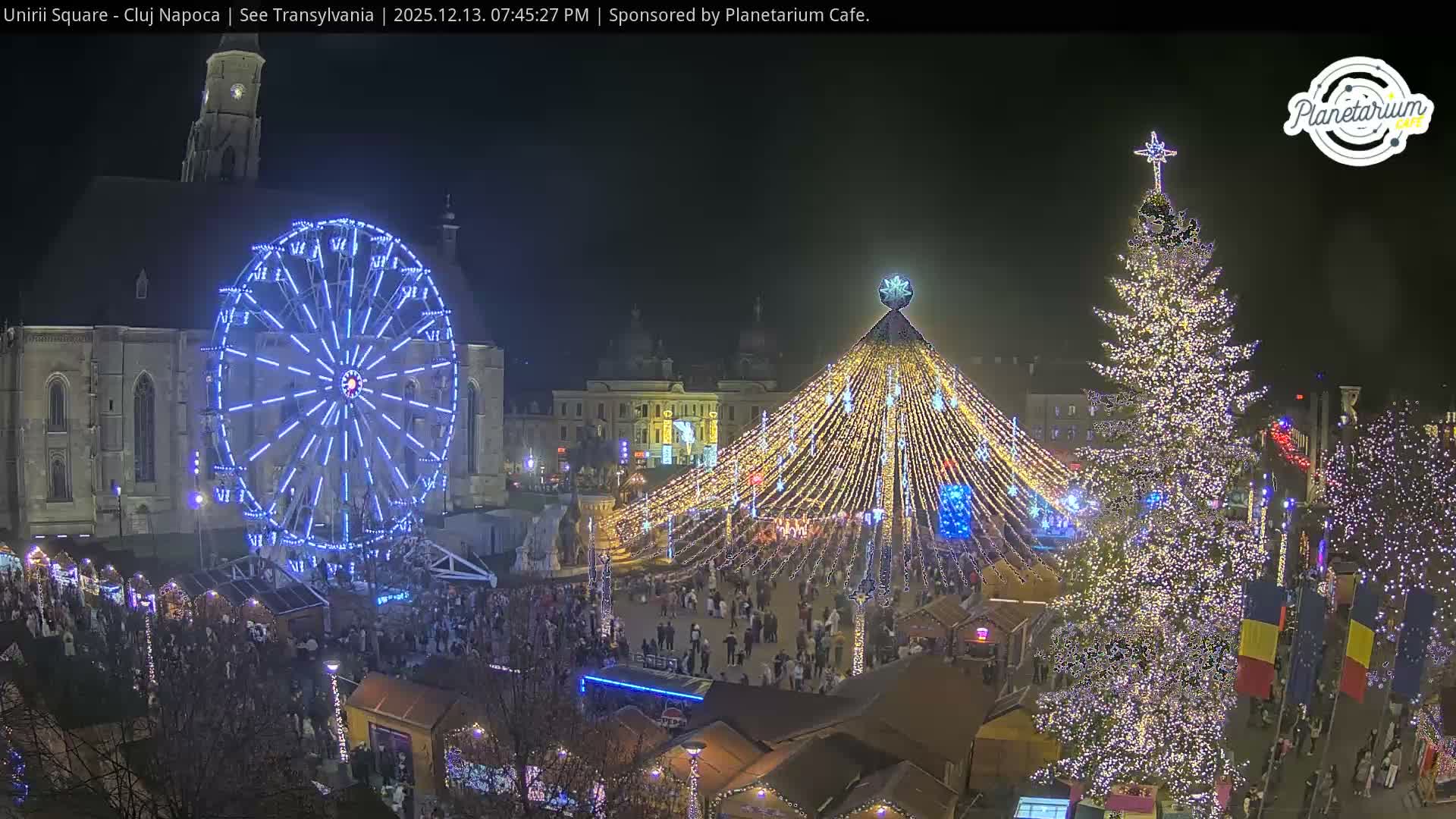 Cluj Napoca, Piata Unirii  Union Square Live Cam - Centru, Cluj-Napoca, Cluj, Romania