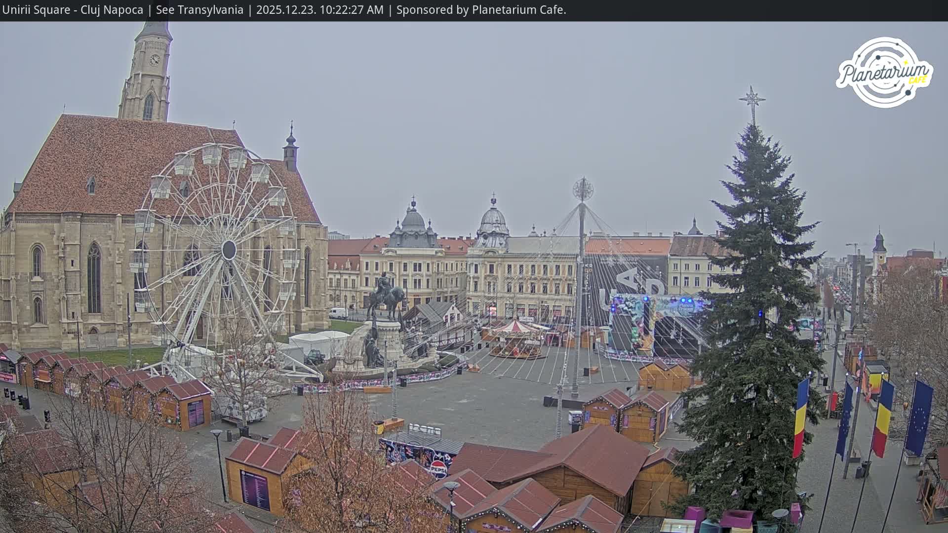Cluj Napoca, Piata Unirii  Union Square Live Cam - Centru, Cluj-Napoca, Cluj, Romania