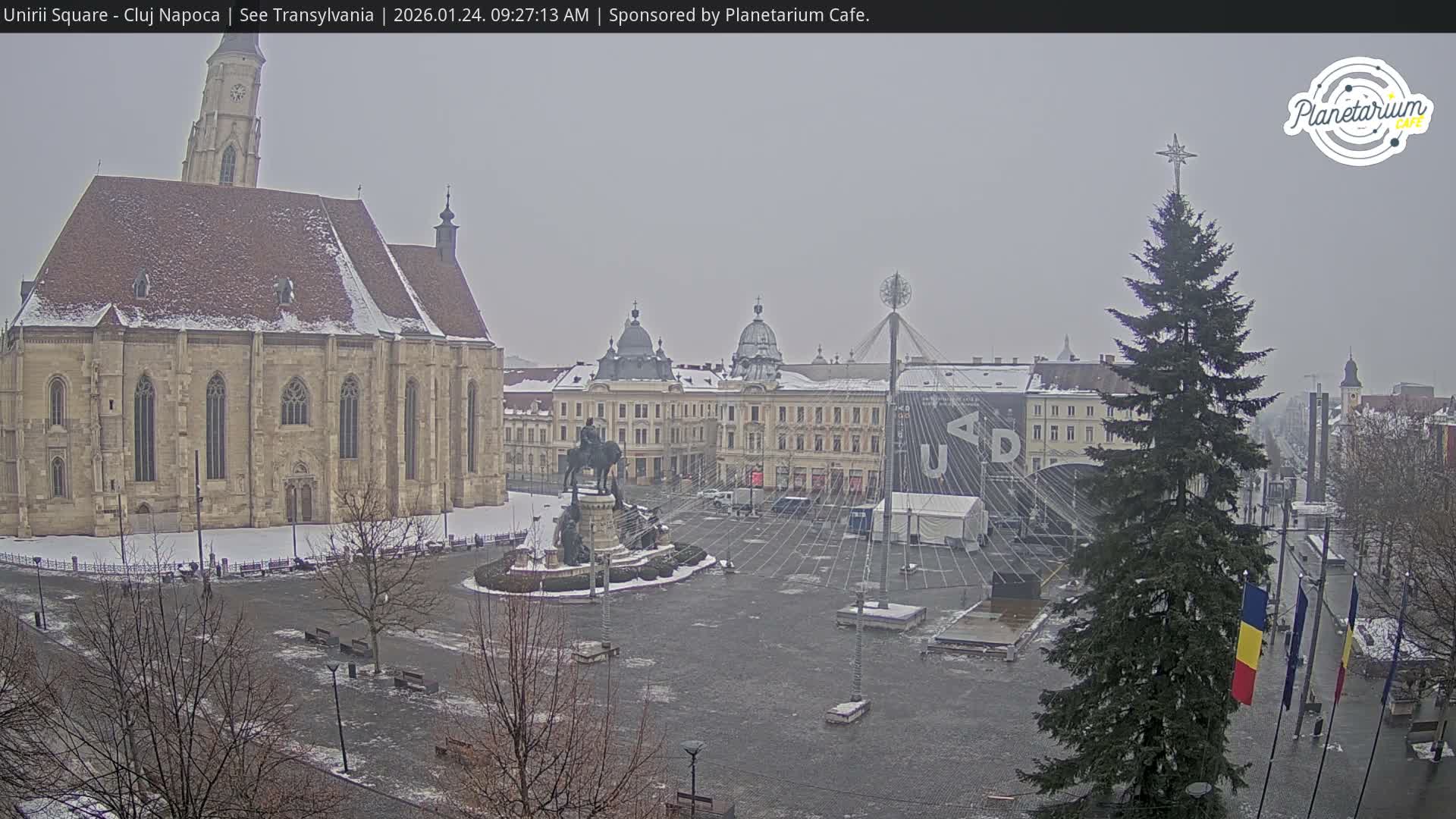 Cluj Napoca, Piata Unirii  Union Square Live Cam - Centru, Cluj-Napoca, Cluj, Romania