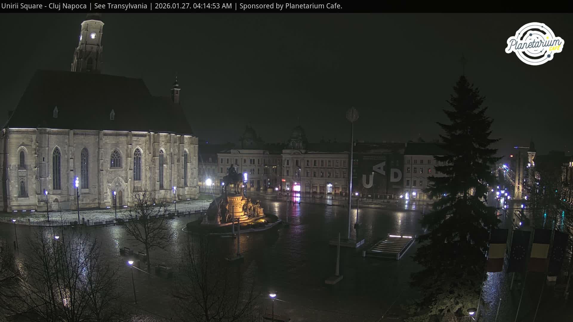 Cluj Napoca, Piata Unirii  Union Square Live Cam - Centru, Cluj-Napoca, Cluj, Romania