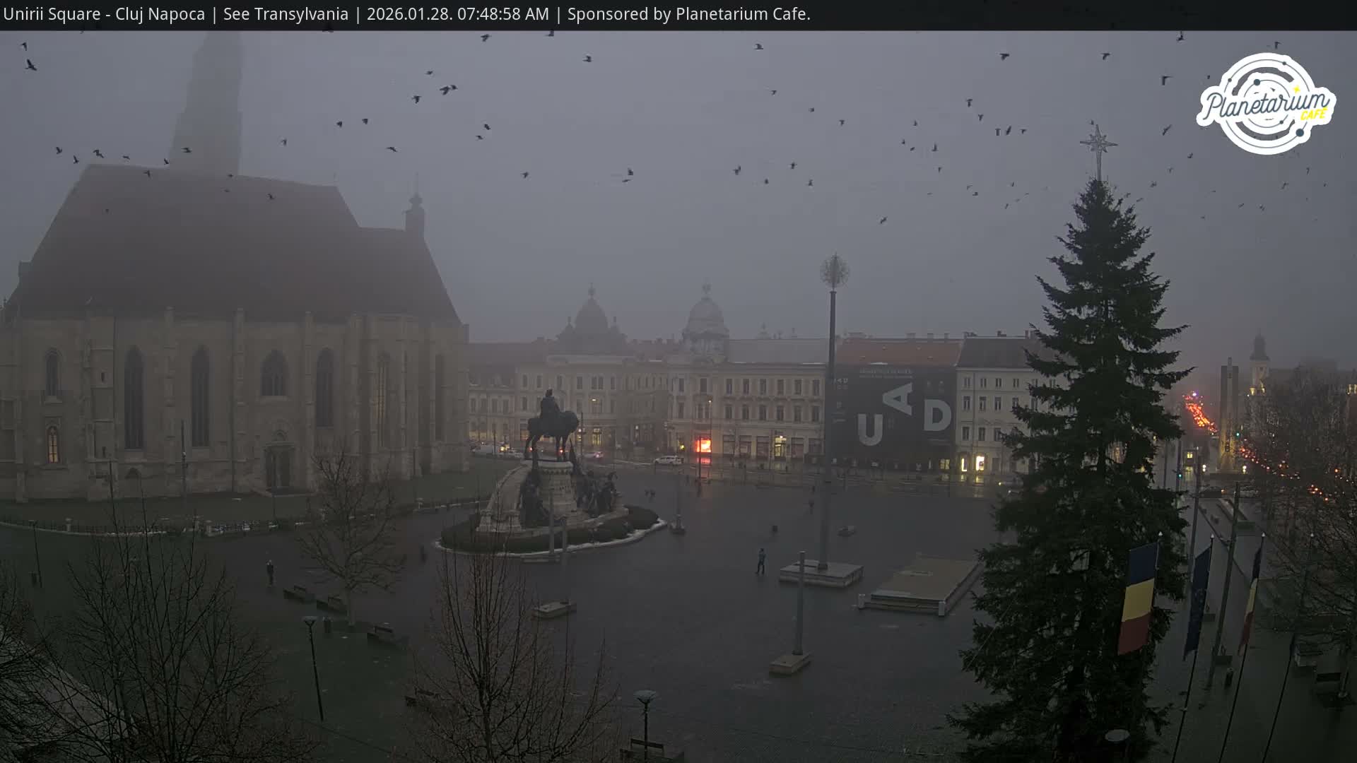Cluj Napoca, Piata Unirii  Union Square Live Cam - Centru, Cluj-Napoca, Cluj, Romania