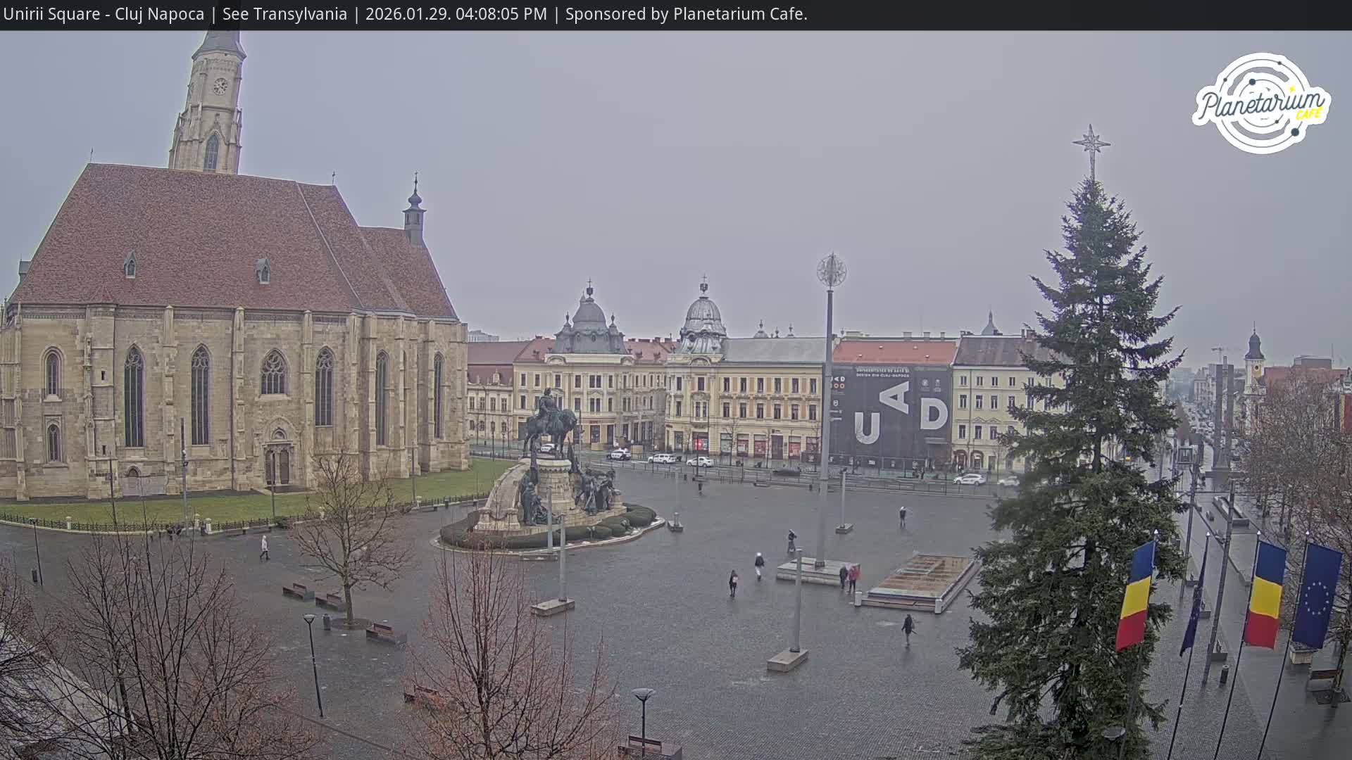 Cluj Napoca, Piata Unirii  Union Square Live Cam - Centru, Cluj-Napoca, Cluj, Romania