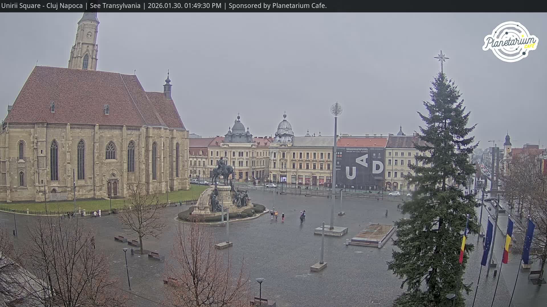 Cluj Napoca, Piata Unirii  Union Square Live Cam - Centru, Cluj-Napoca, Cluj, Romania