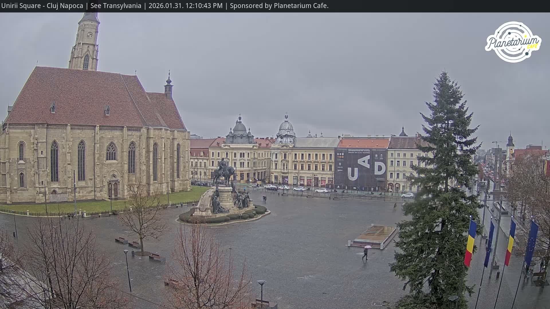 Cluj Napoca, Piata Unirii  Union Square Live Cam - Centru, Cluj-Napoca, Cluj, Romania
