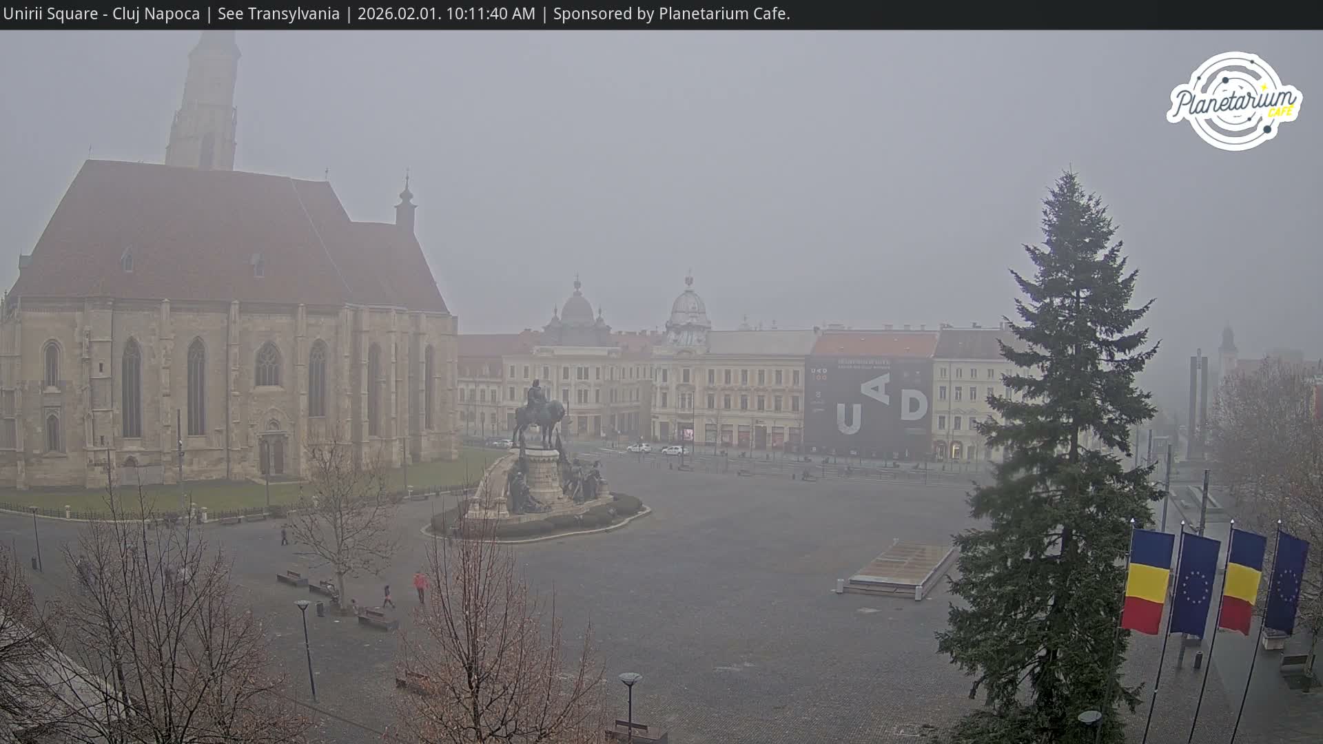 Cluj Napoca, Piata Unirii  Union Square Live Cam - Centru, Cluj-Napoca, Cluj, Romania