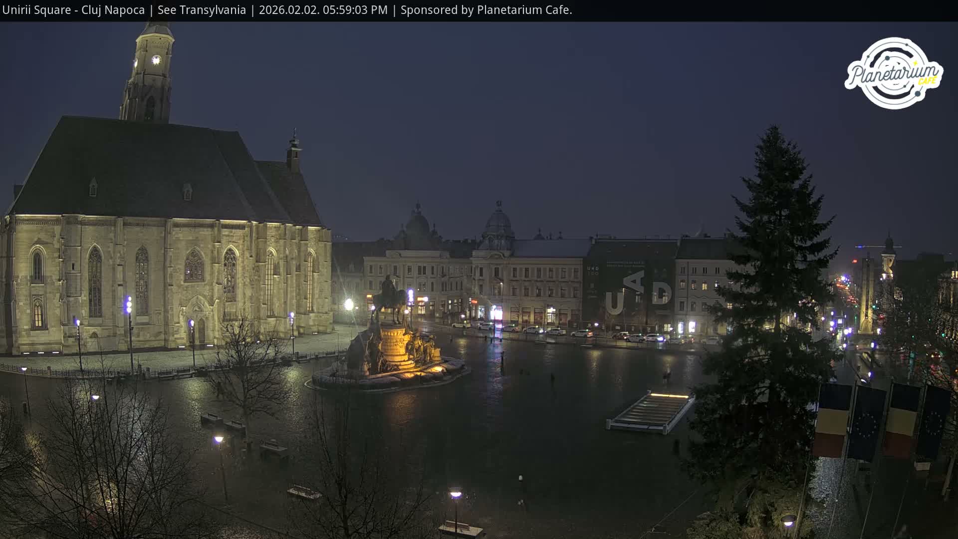 Cluj Napoca, Piata Unirii  Union Square Live Cam - Centru, Cluj-Napoca, Cluj, Romania