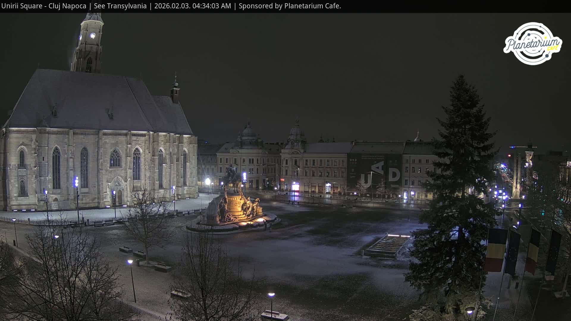 Cluj Napoca, Piata Unirii  Union Square Live Cam - Centru, Cluj-Napoca, Cluj, Romania